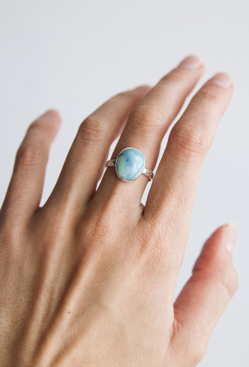 Кольцо с бирюзой