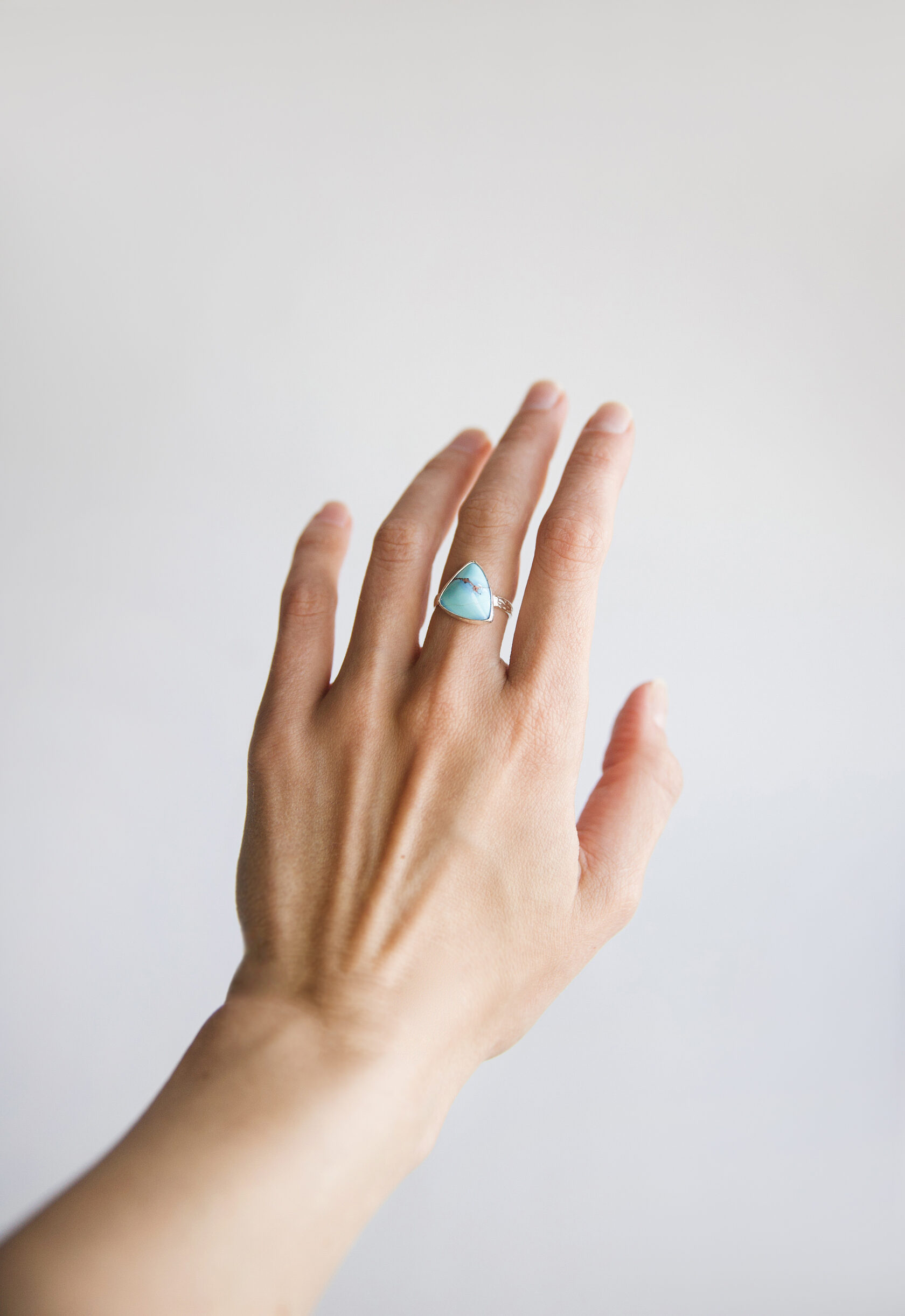 Кольцо с бирюзой