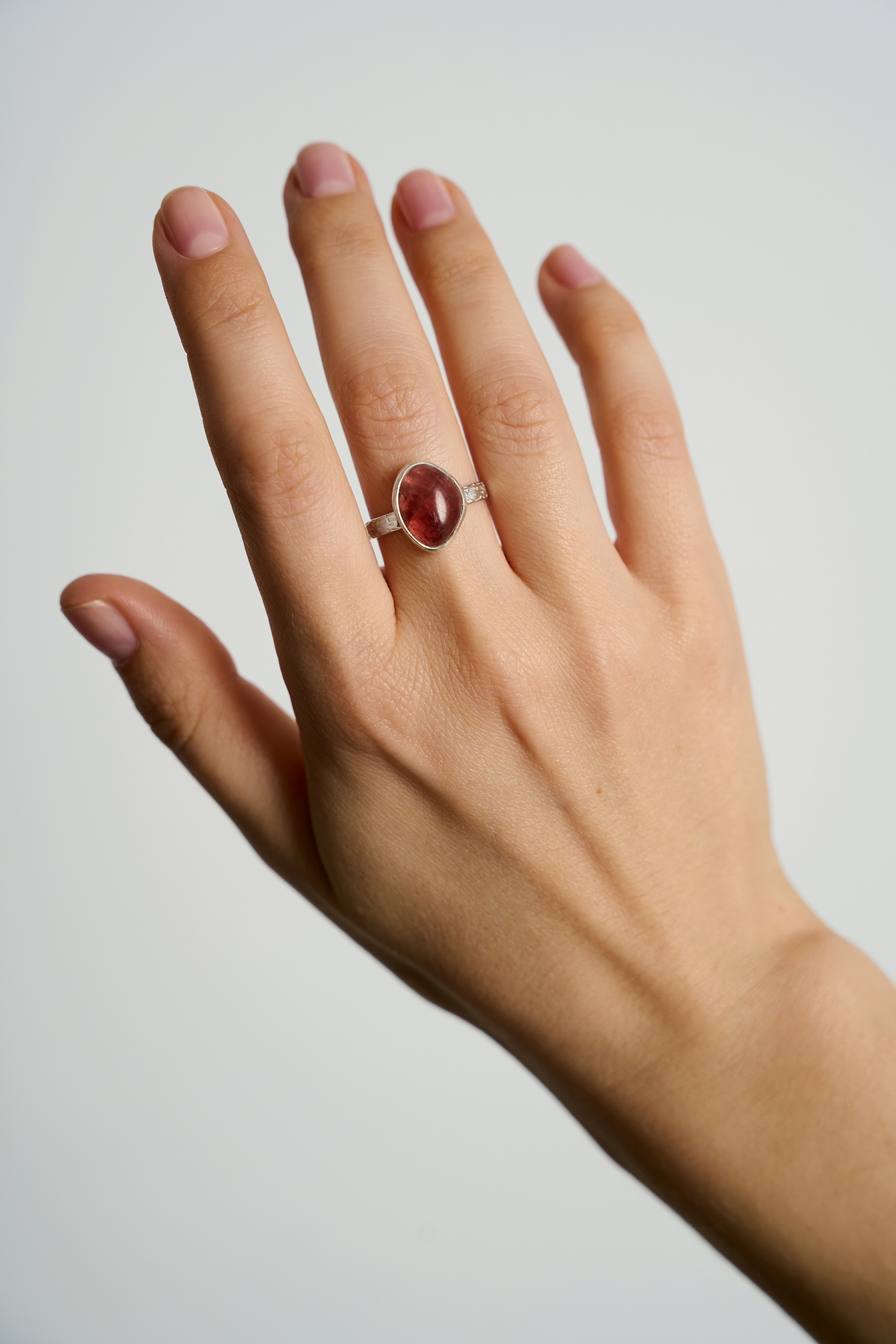 Кольцо с турмалином