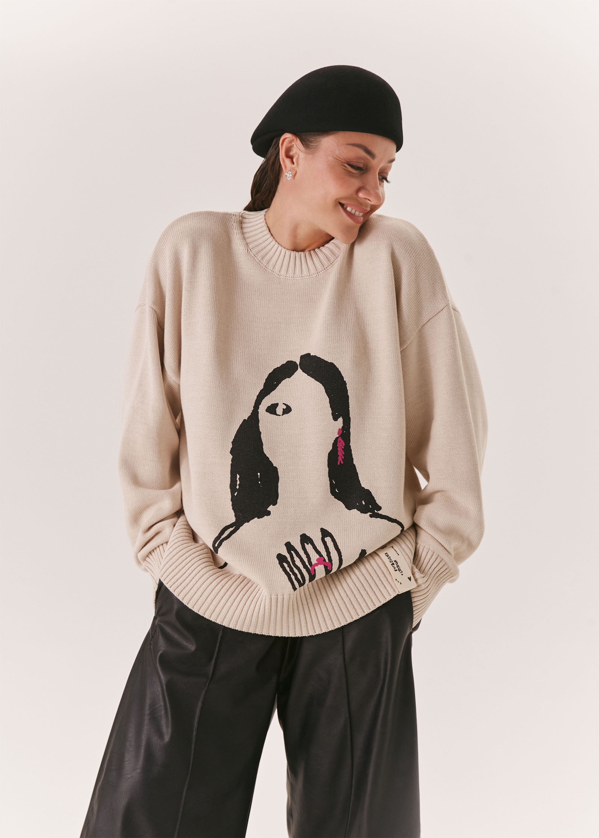 Джемпер EVE&ESTHER x LIBERMAN молочный