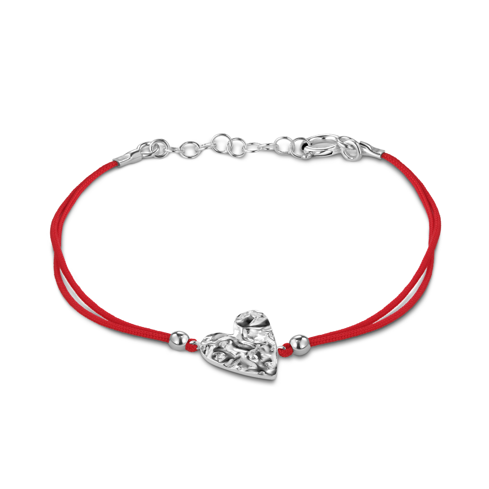 Браслет Сердце на красной нити