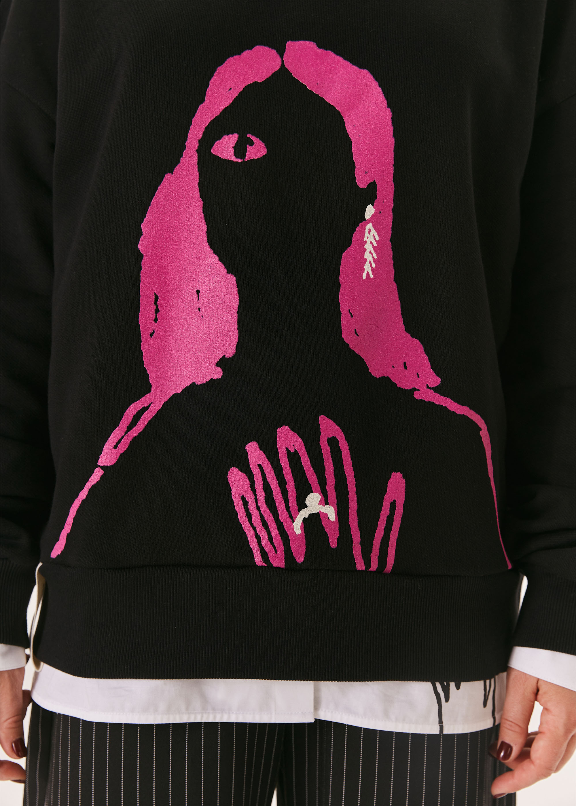 Свитшот EVE&ESTHER x LIBERMAN черный