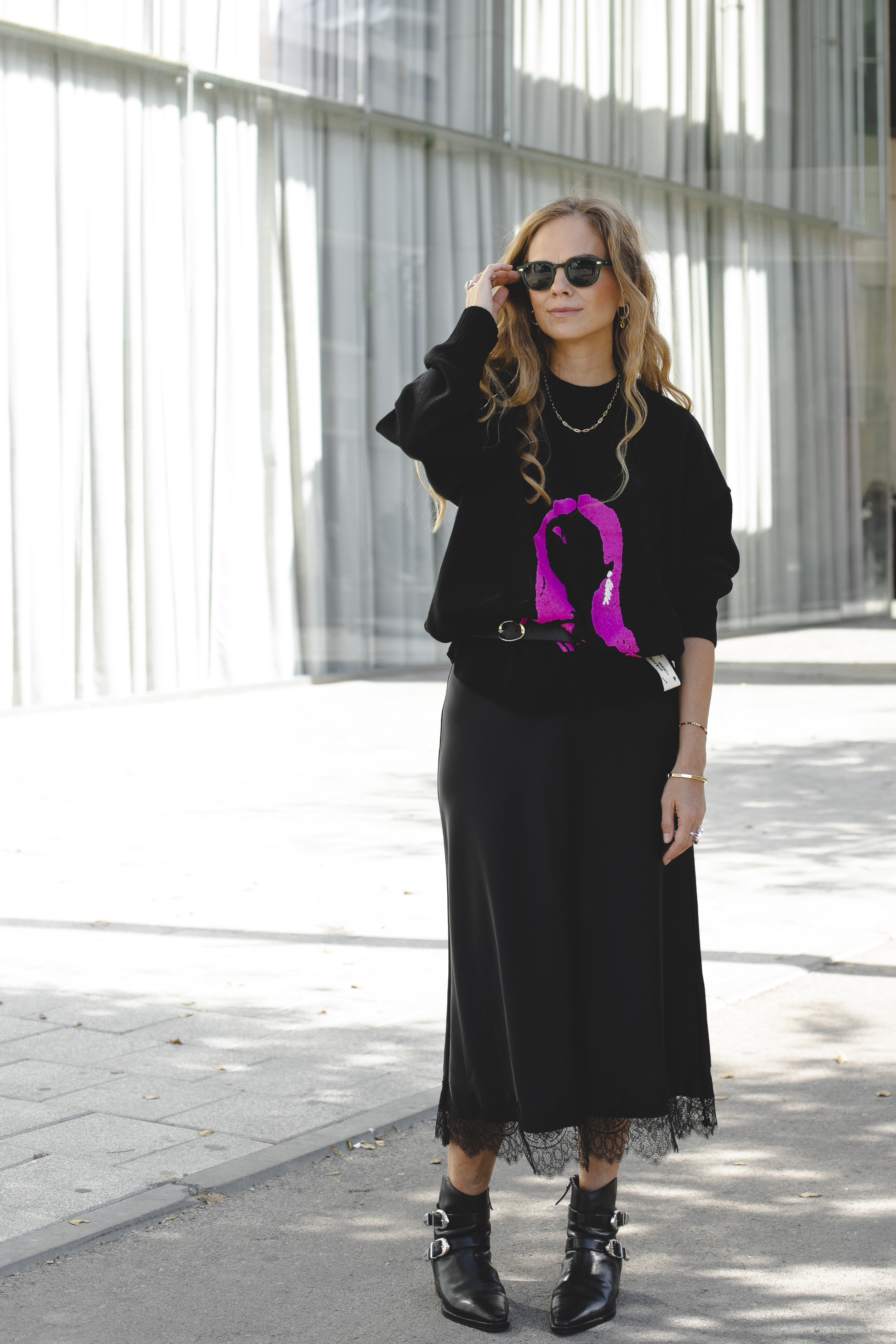 Джемпер EVE&ESTHER x LIBERMAN черный