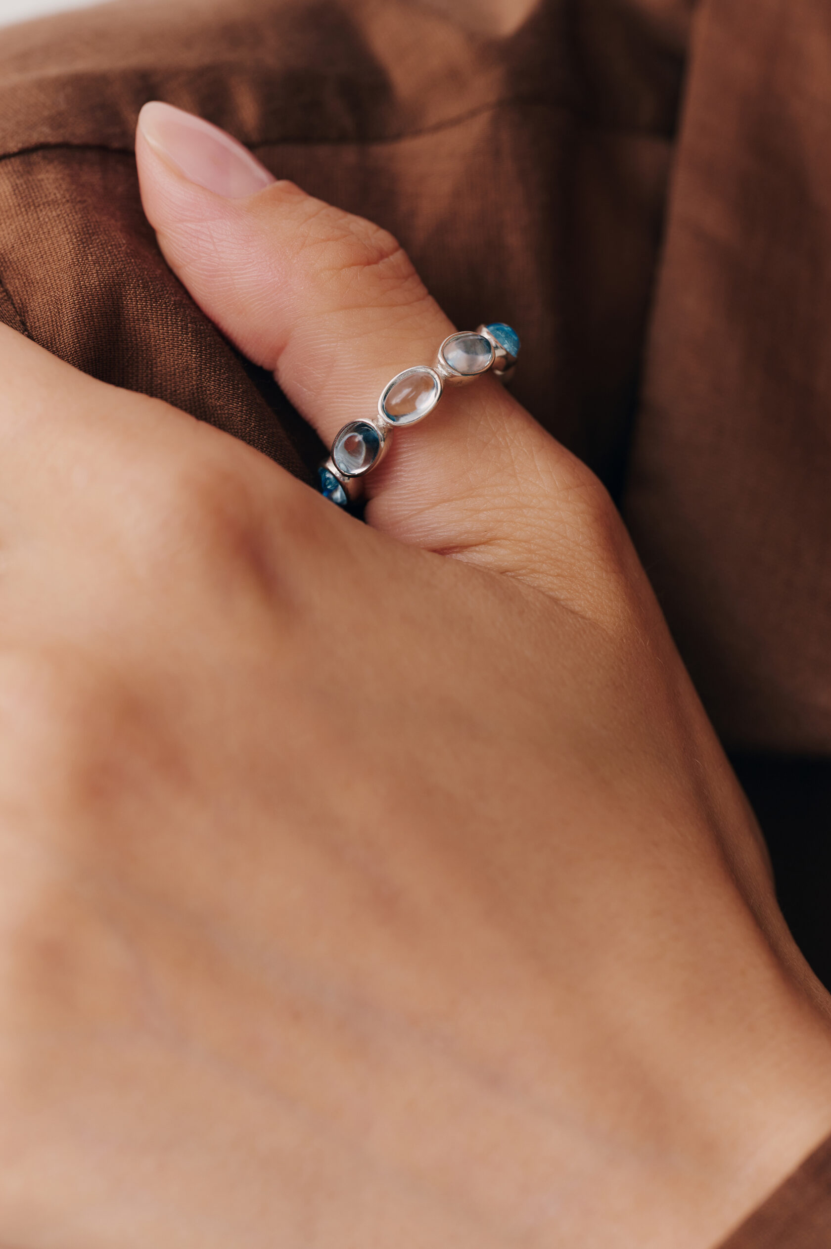 Кольцо Стелла с топазом