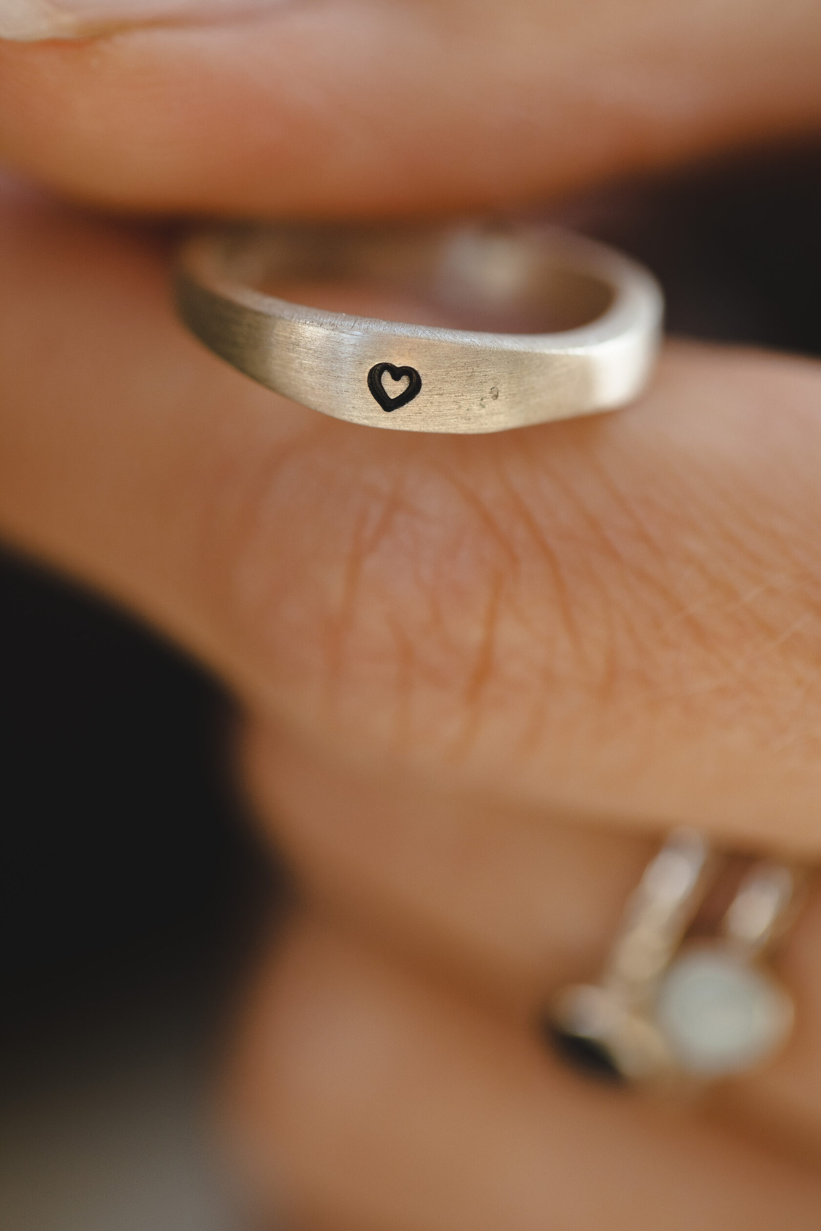 Кольцо История Сердце