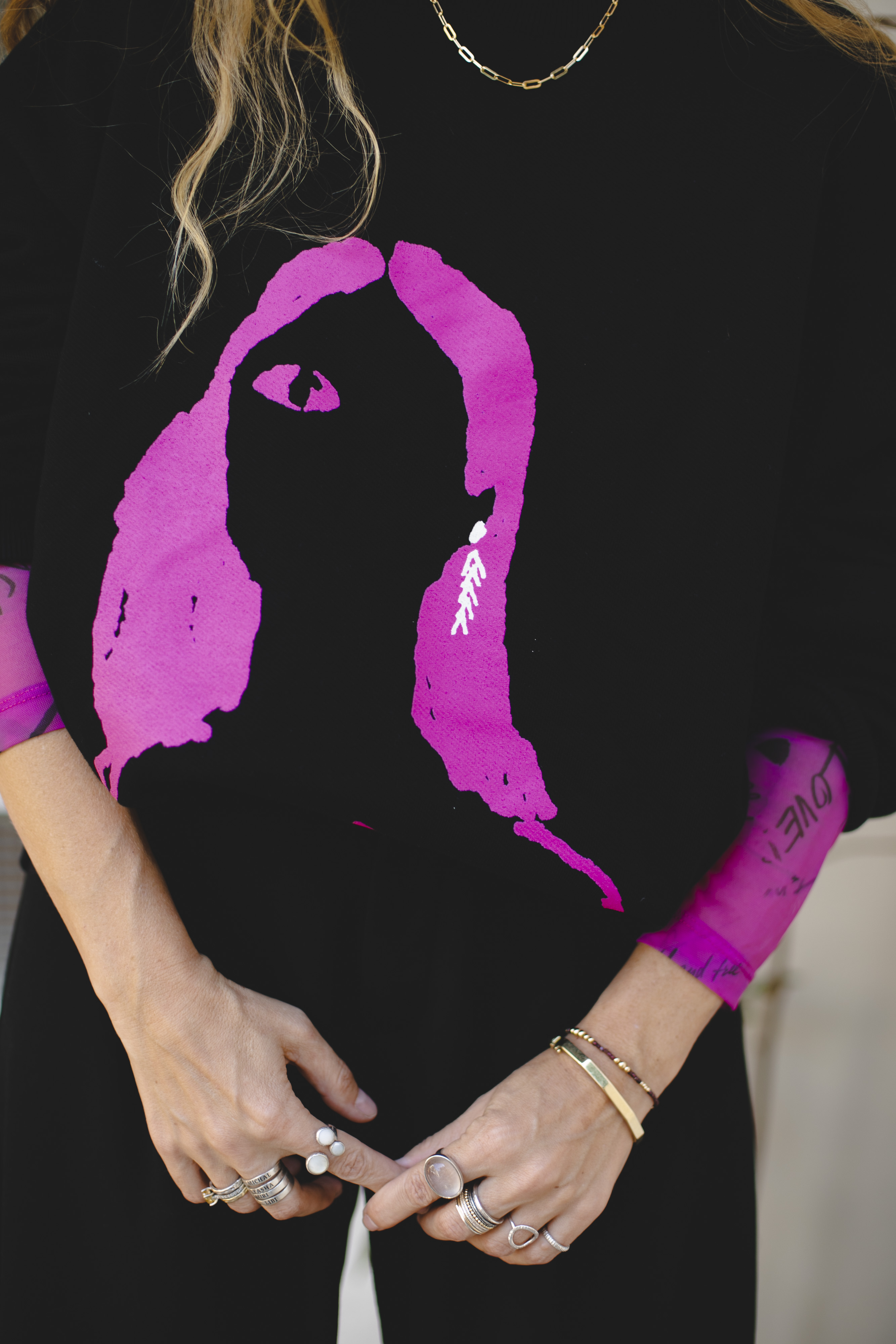 Свитшот EVE&ESTHER x LIBERMAN черный