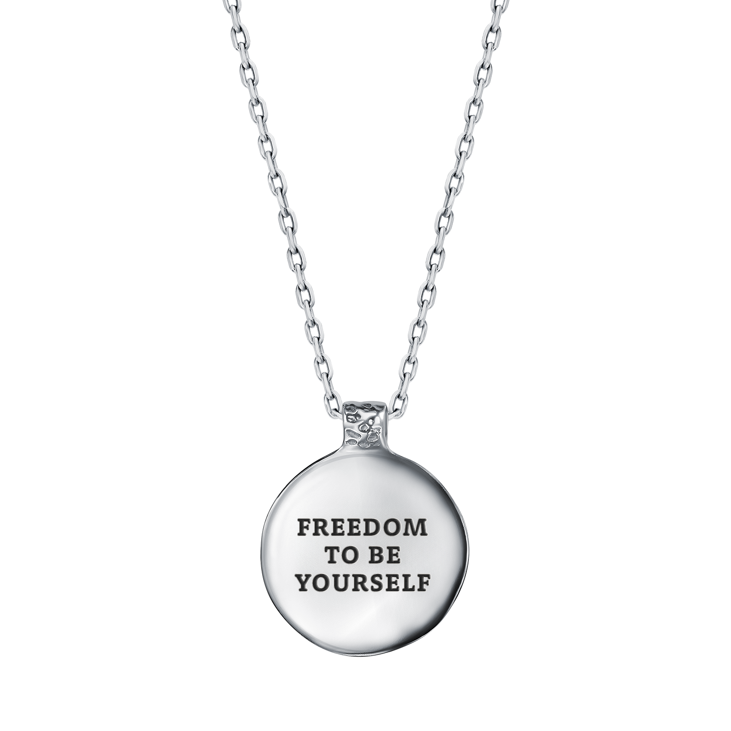 Медальон "Freedom to be yourself" ("Свобода быть собой")