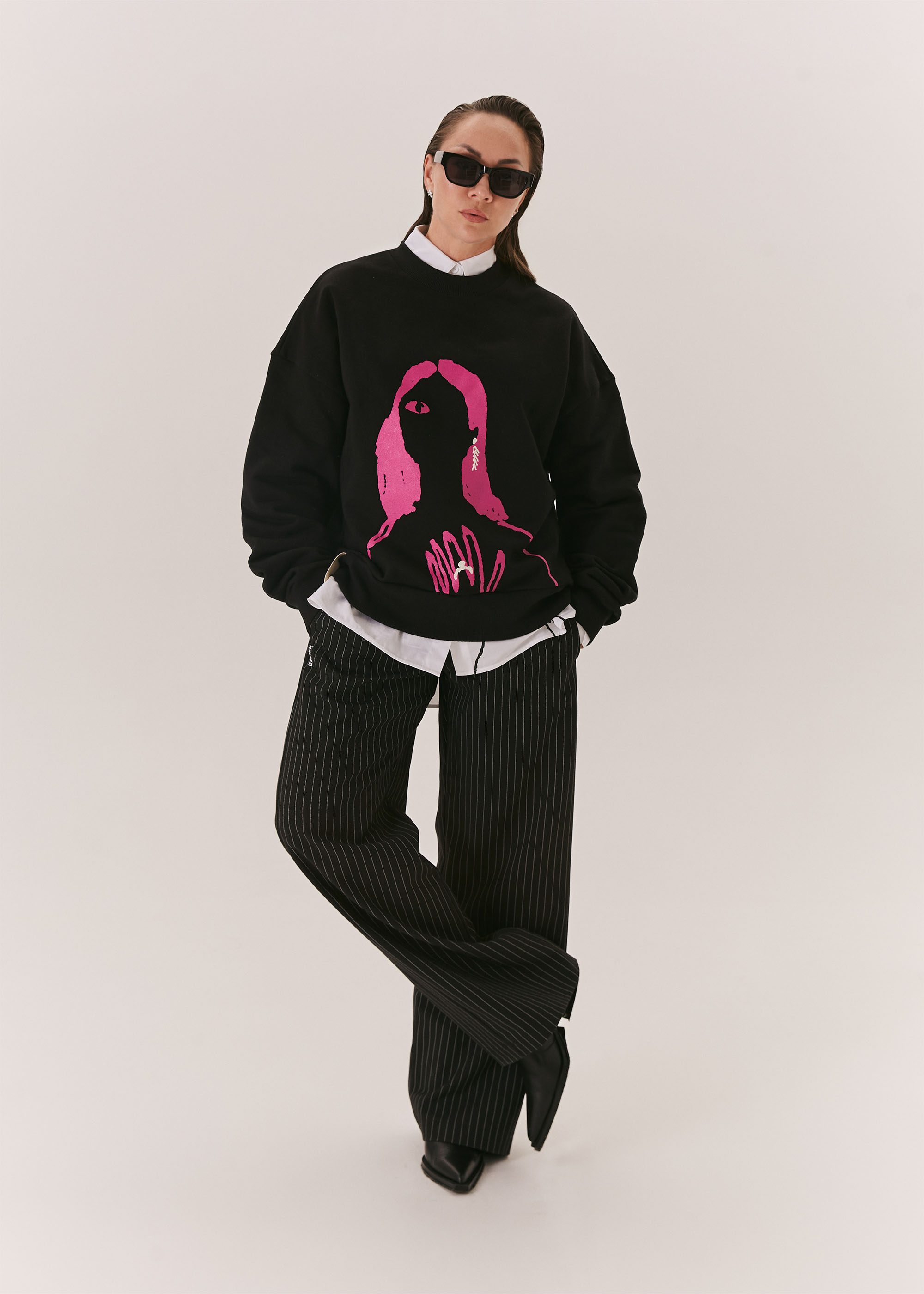 Свитшот EVE&ESTHER x LIBERMAN черный