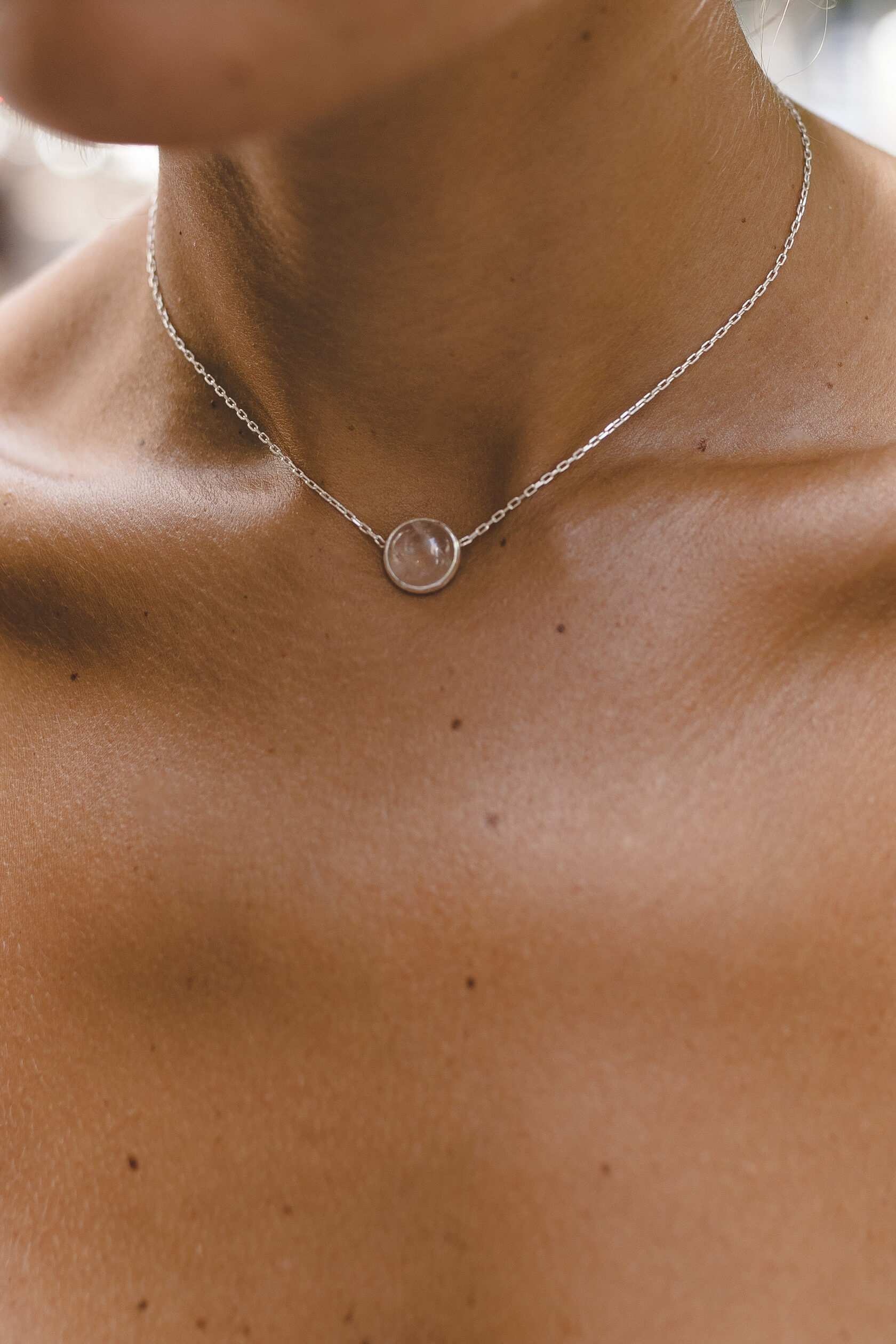 Подвеска с горным хрусталём