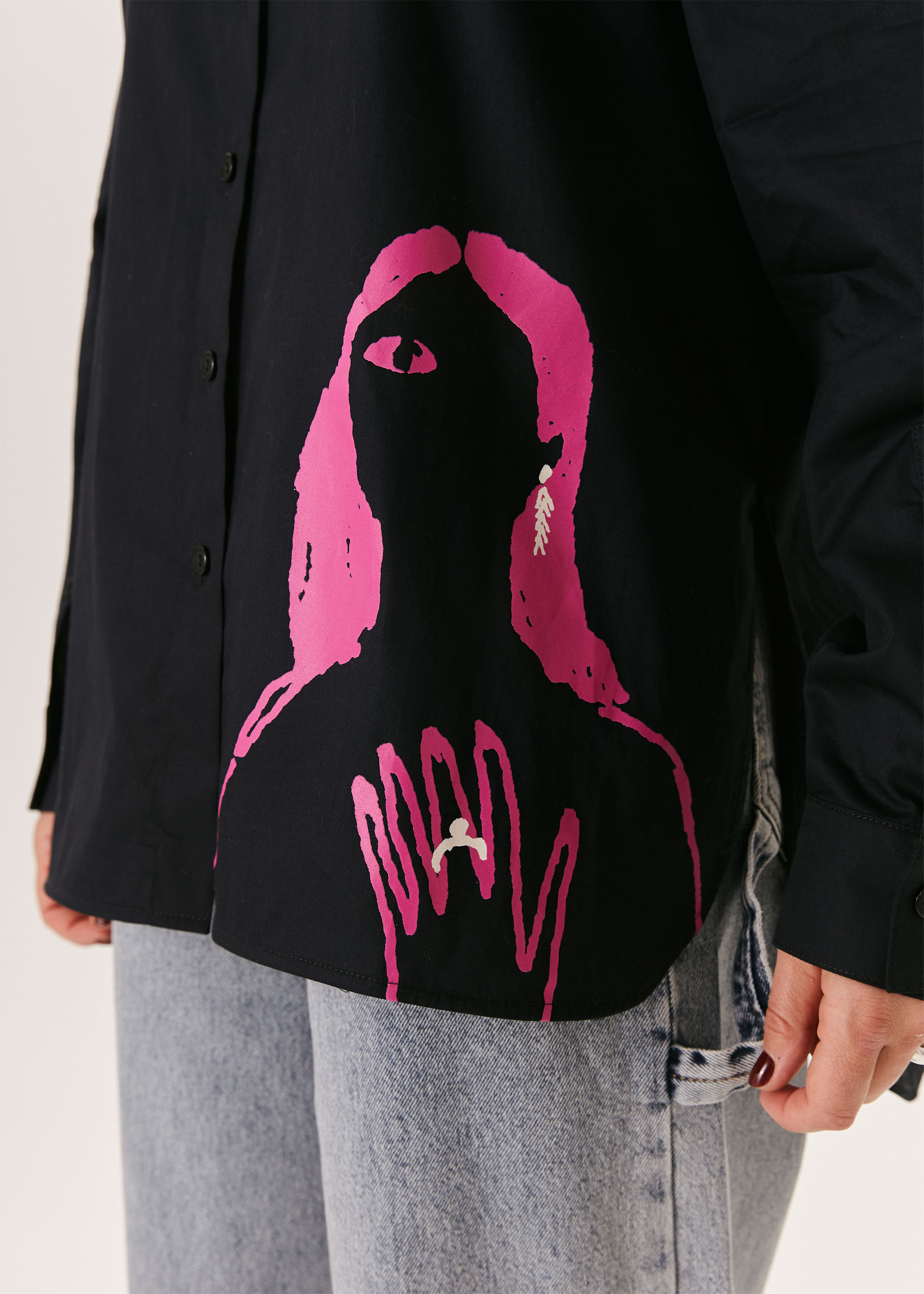 Рубашка EVE&ESTHER x LIBERMAN черная