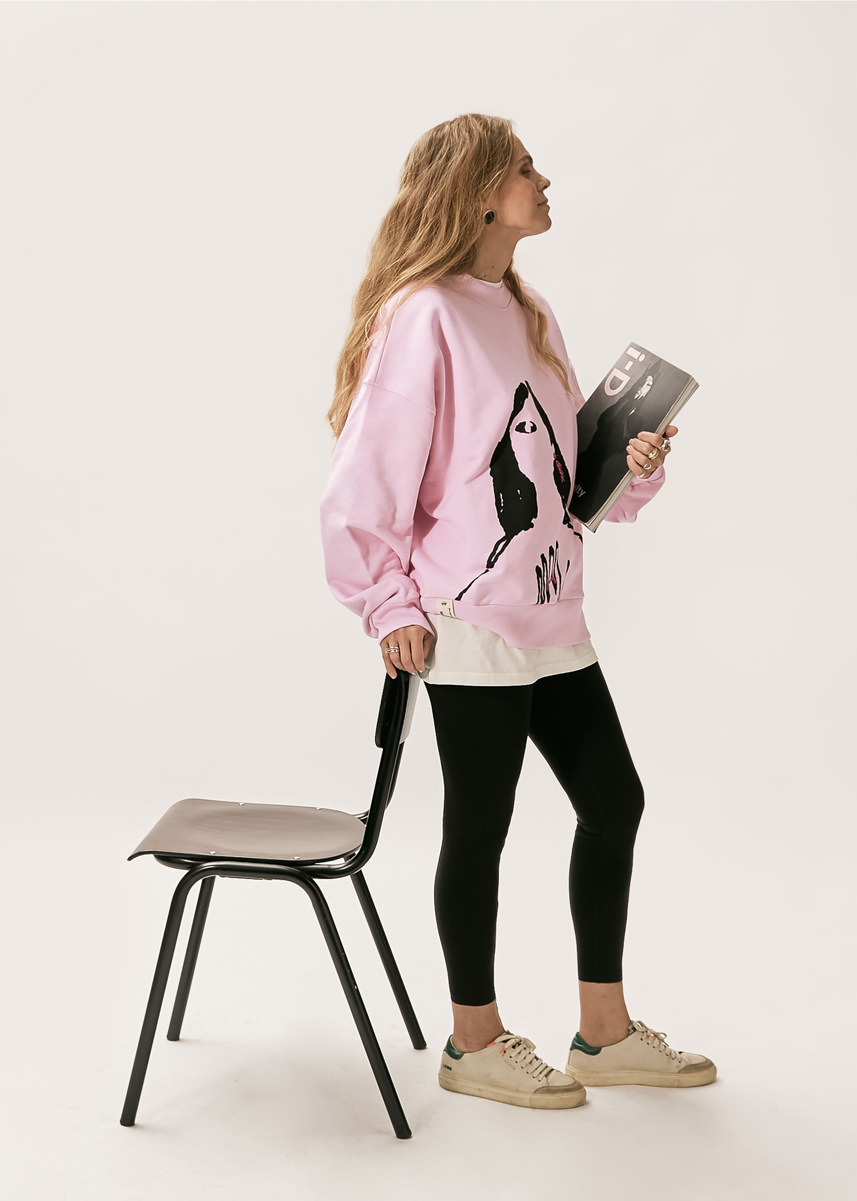 Свитшот EVE&ESTHER x LIBERMAN розовый