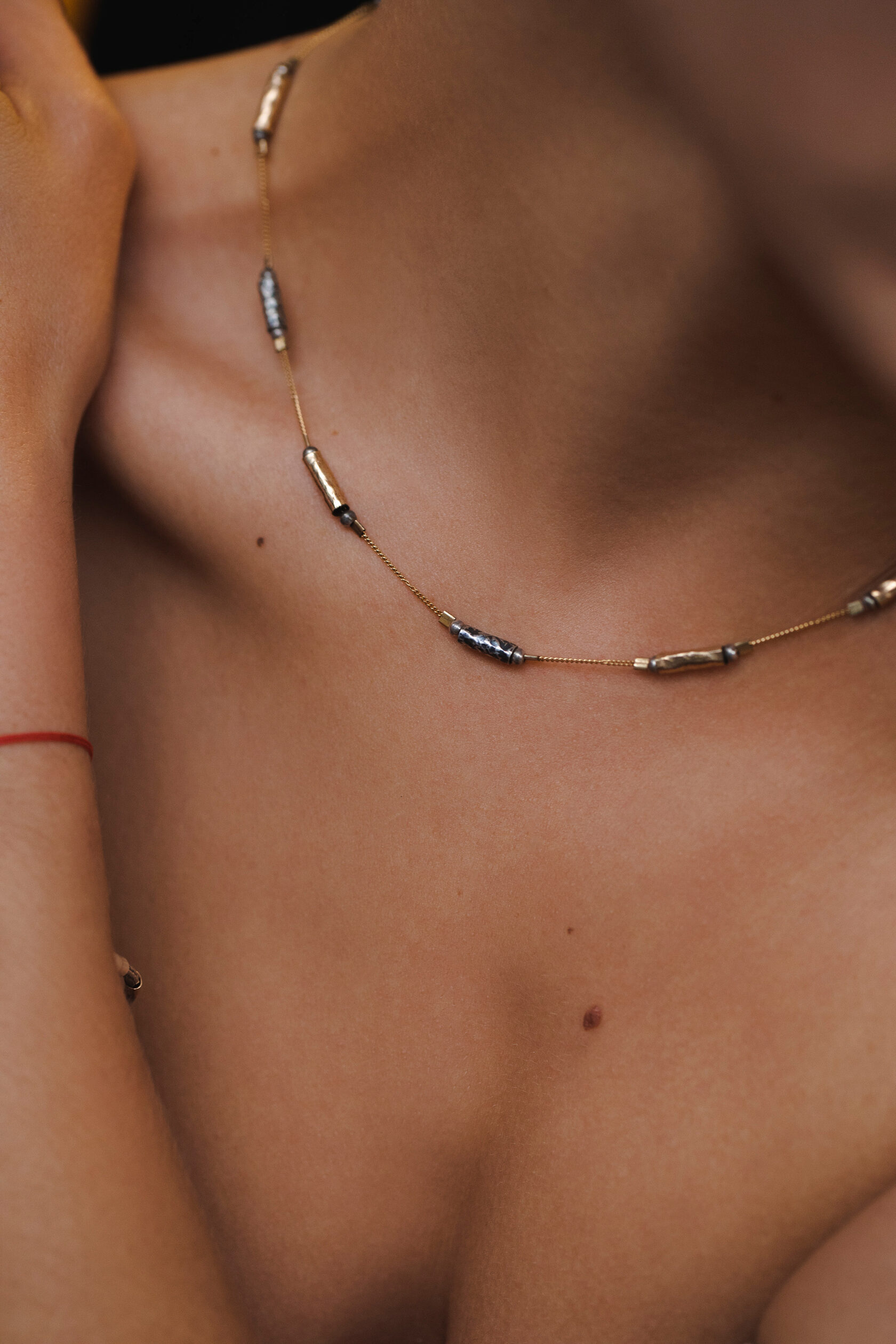 Цепочка Рудо с бусинами