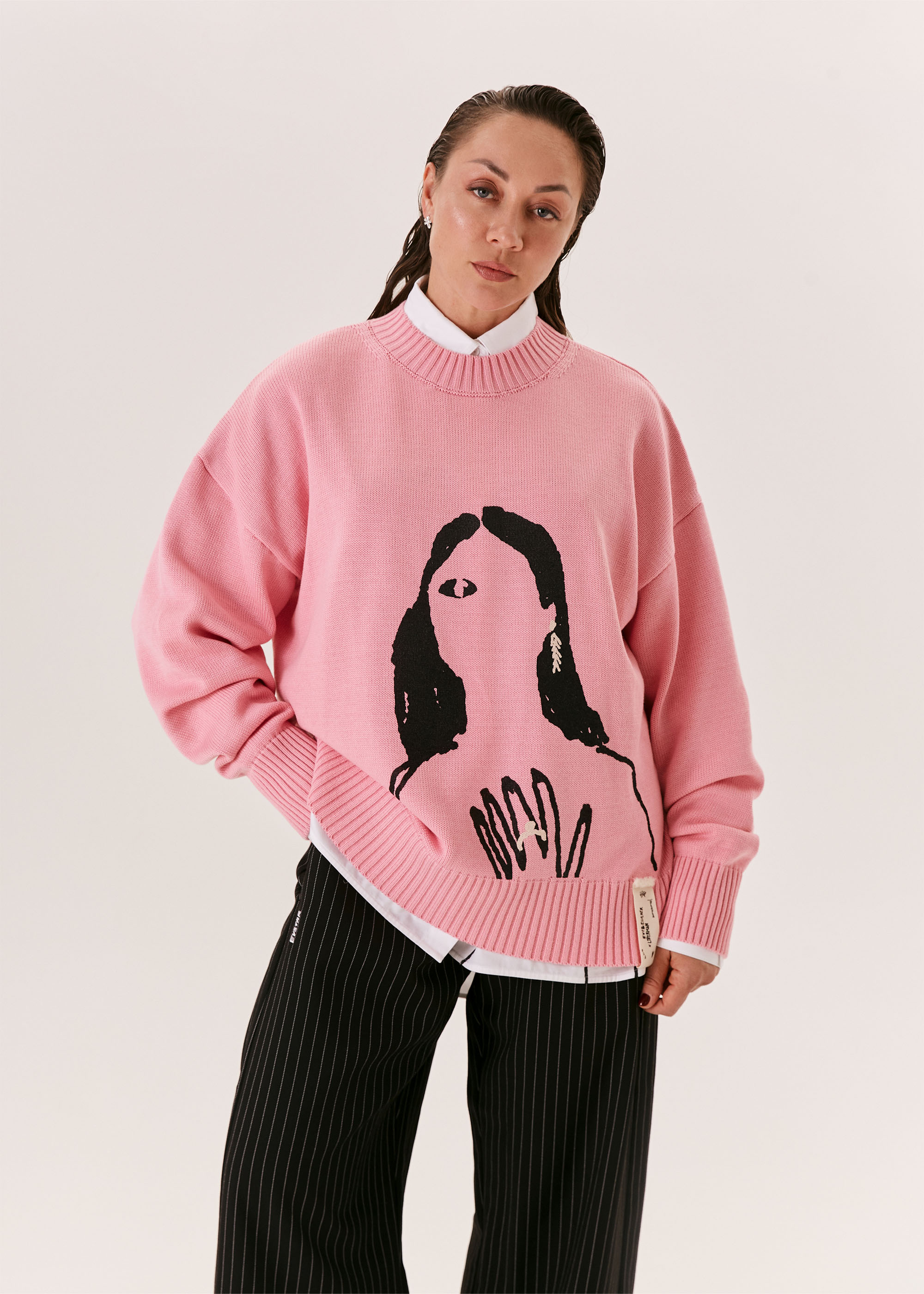 Джемпер EVE&ESTHER x LIBERMAN розовый