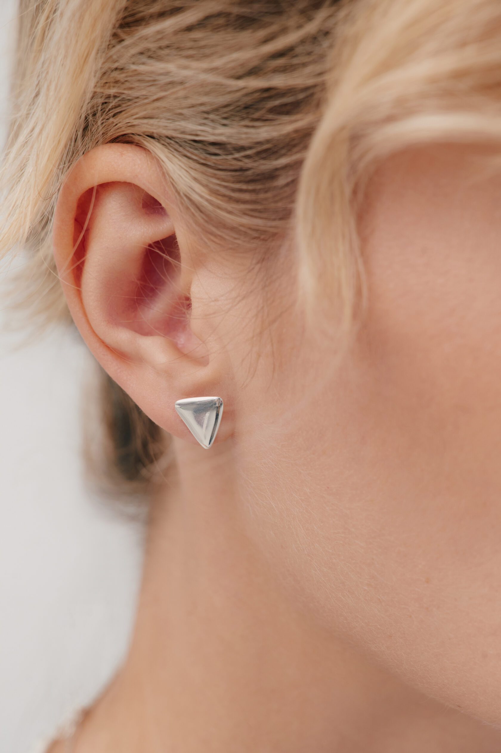 Серьги-пусеты Геометрия