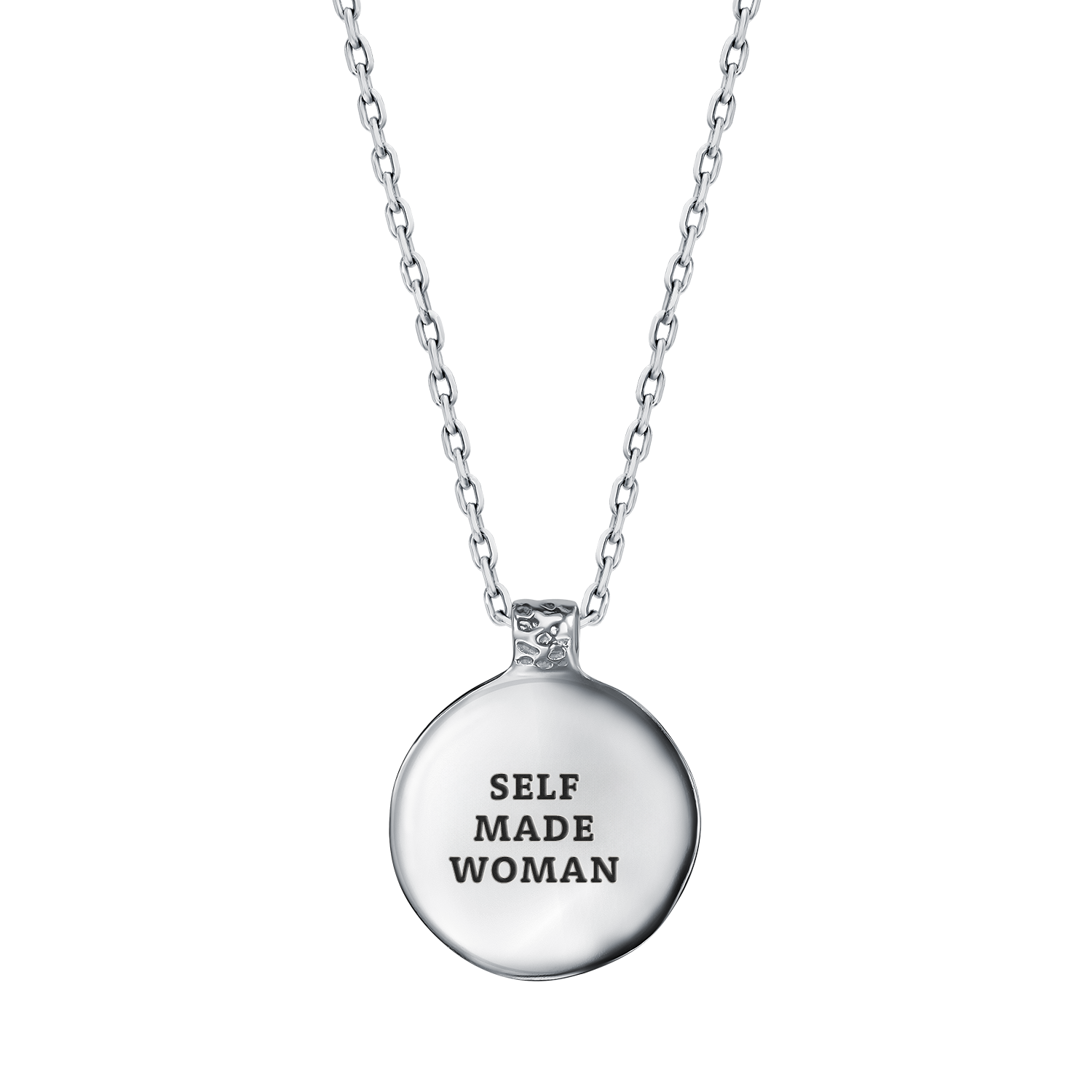 Медальон "Self made woman" ("Сделала себя сама")