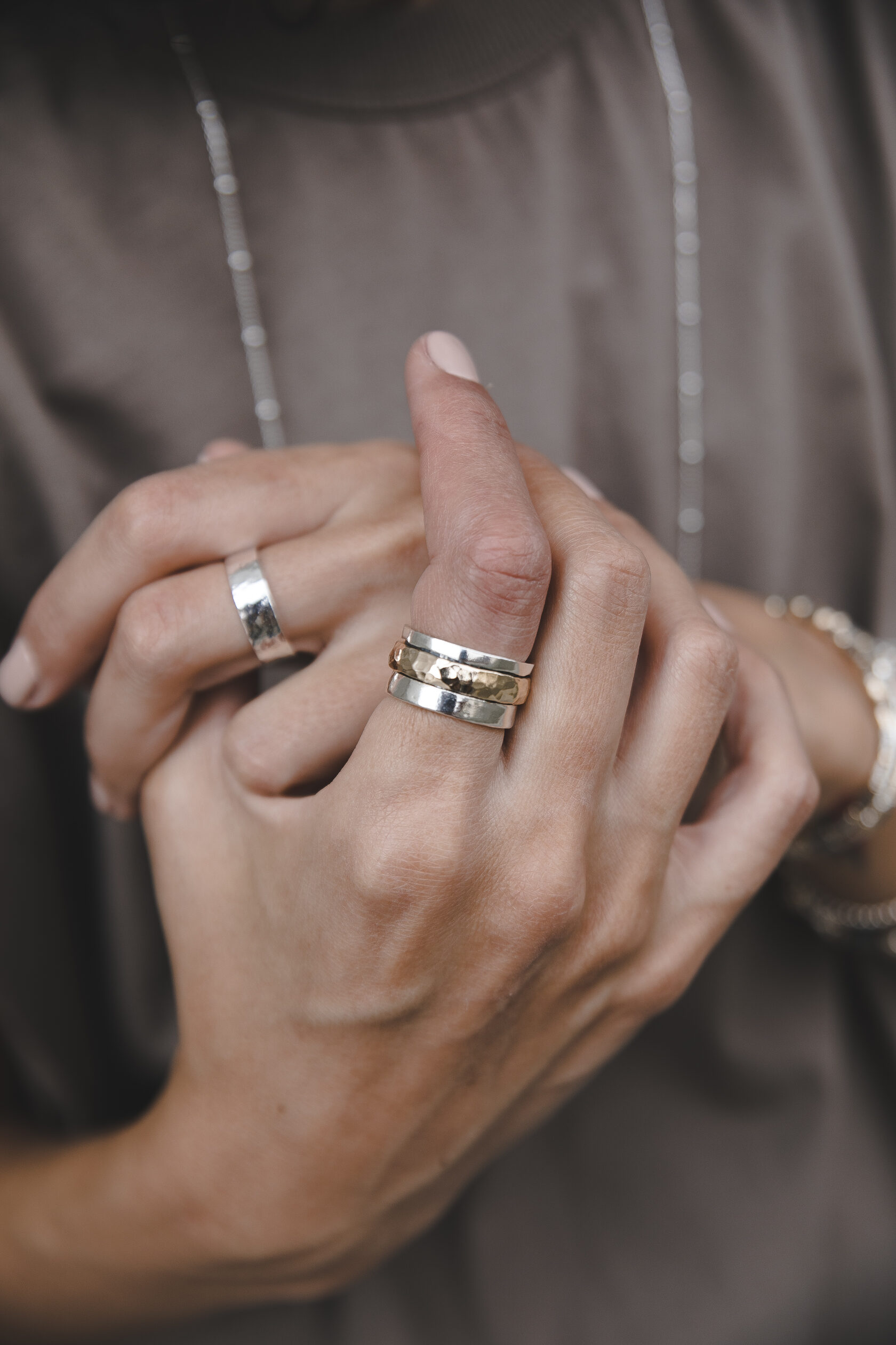 Кольцо-спинер минимализм