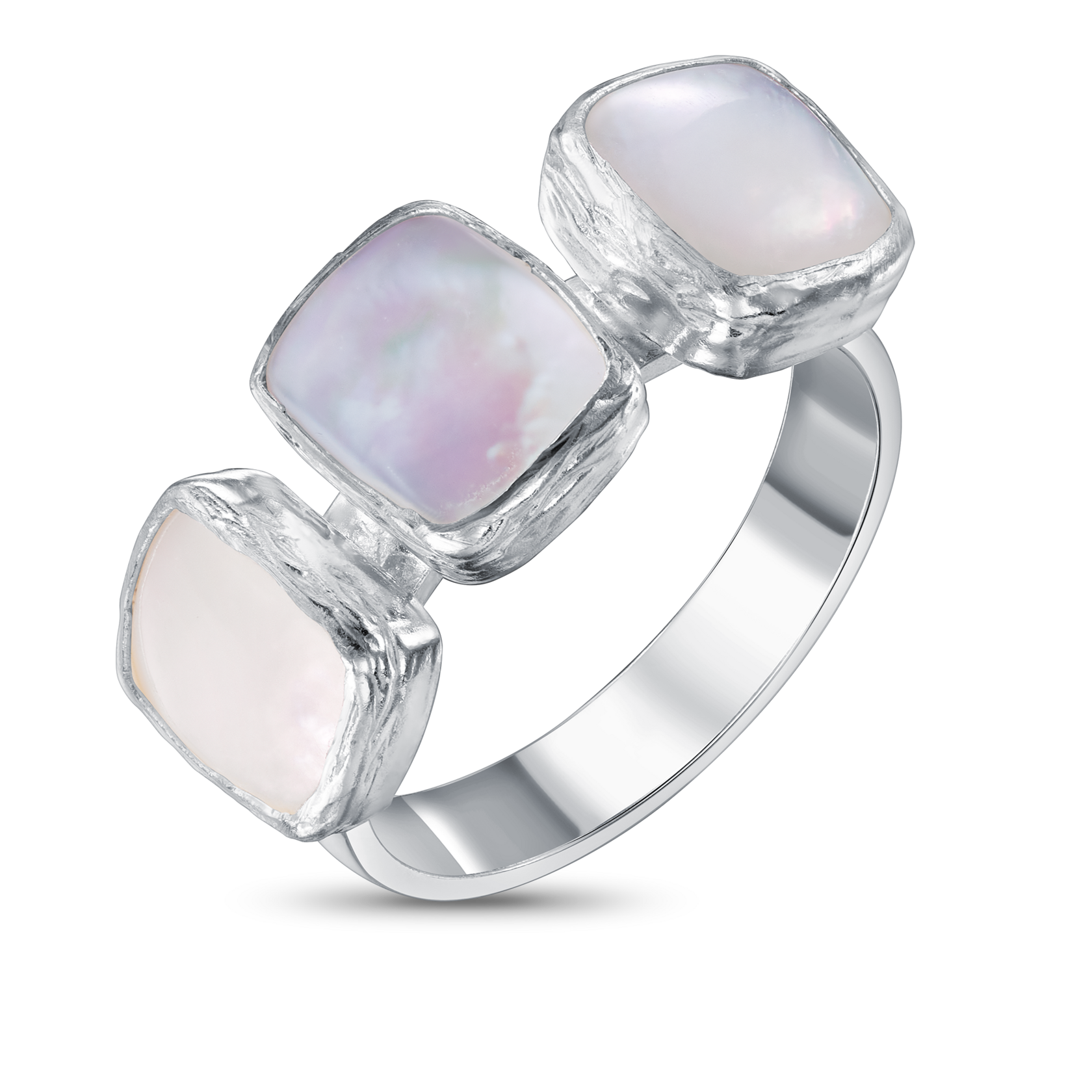 Кольцо с перламутром