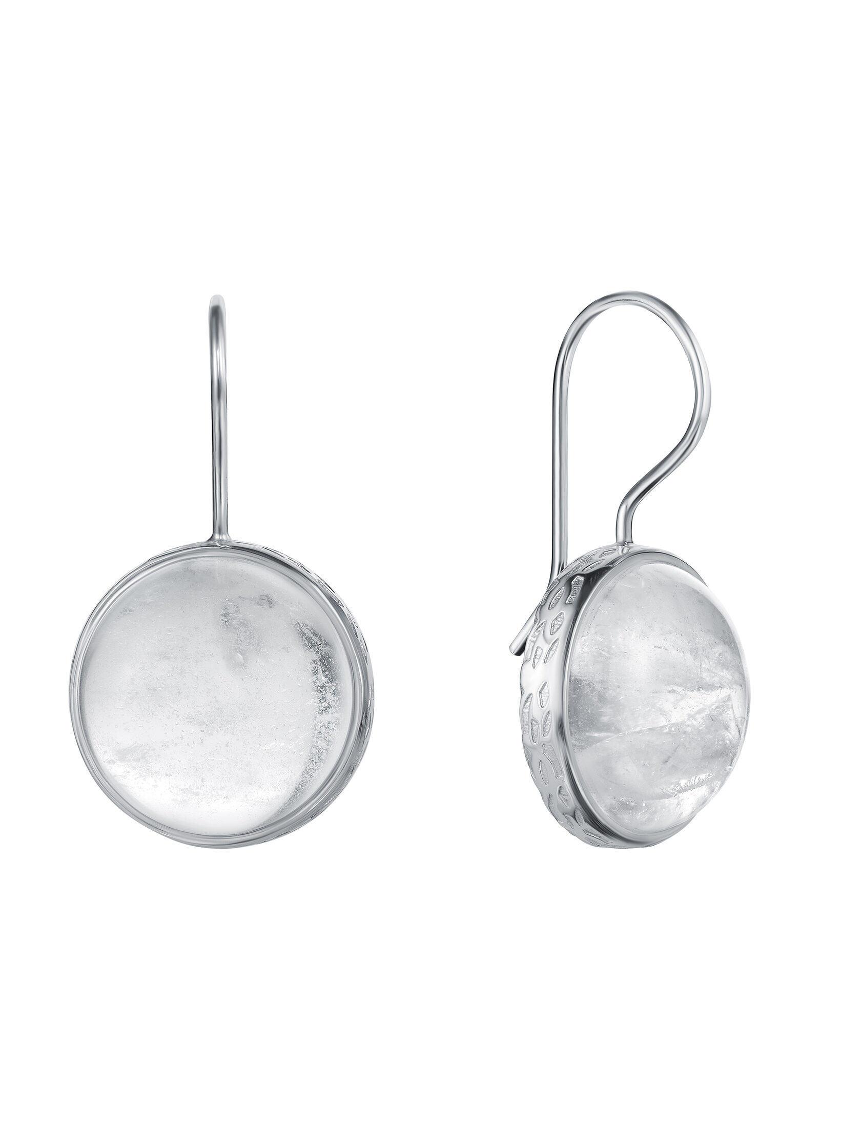 Серьги с горным хрусталем