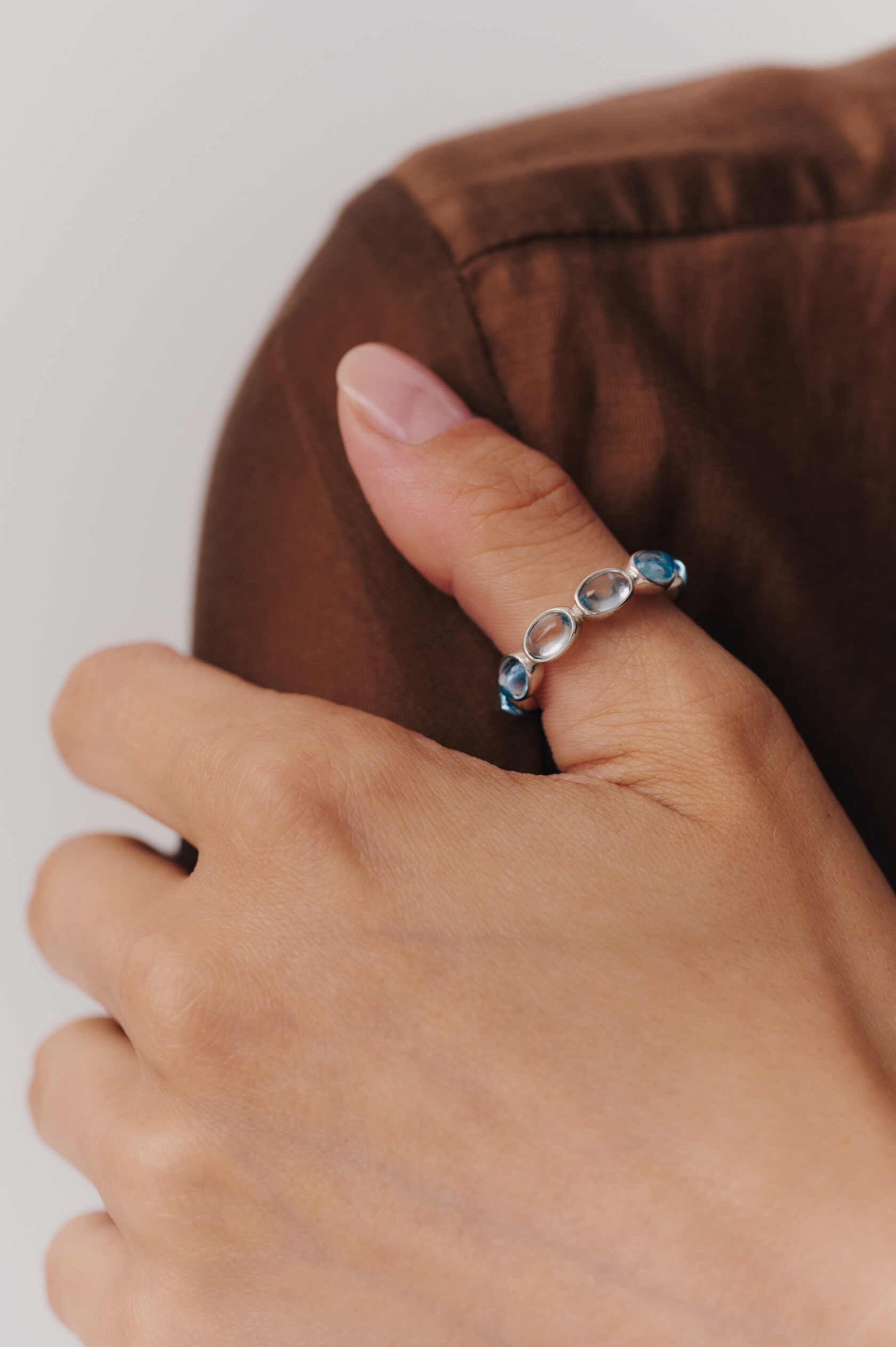 Кольцо Стелла с топазом