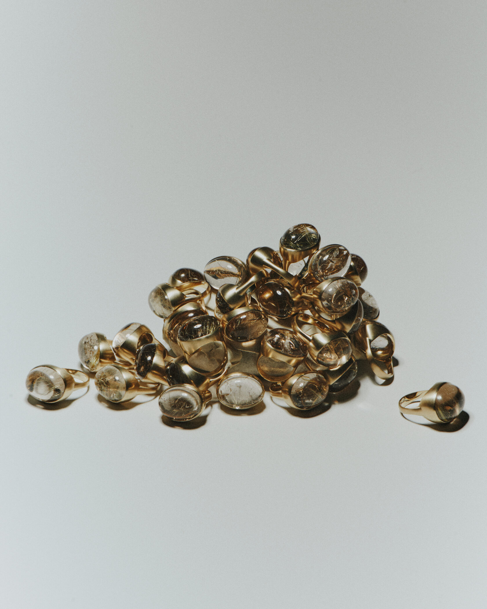 Кольцо Силы с рутиловым кварцем