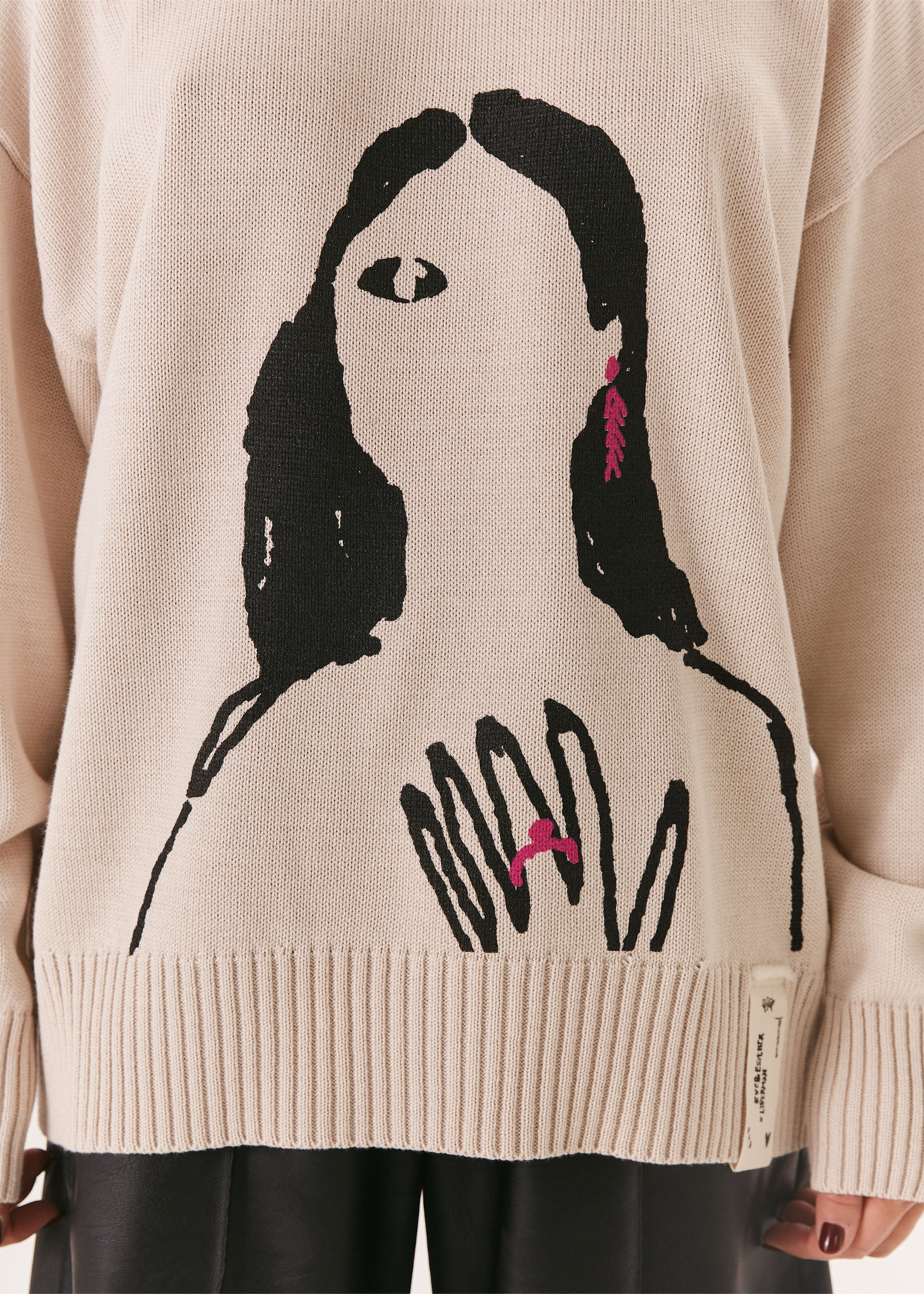 Джемпер EVE&ESTHER x LIBERMAN молочный