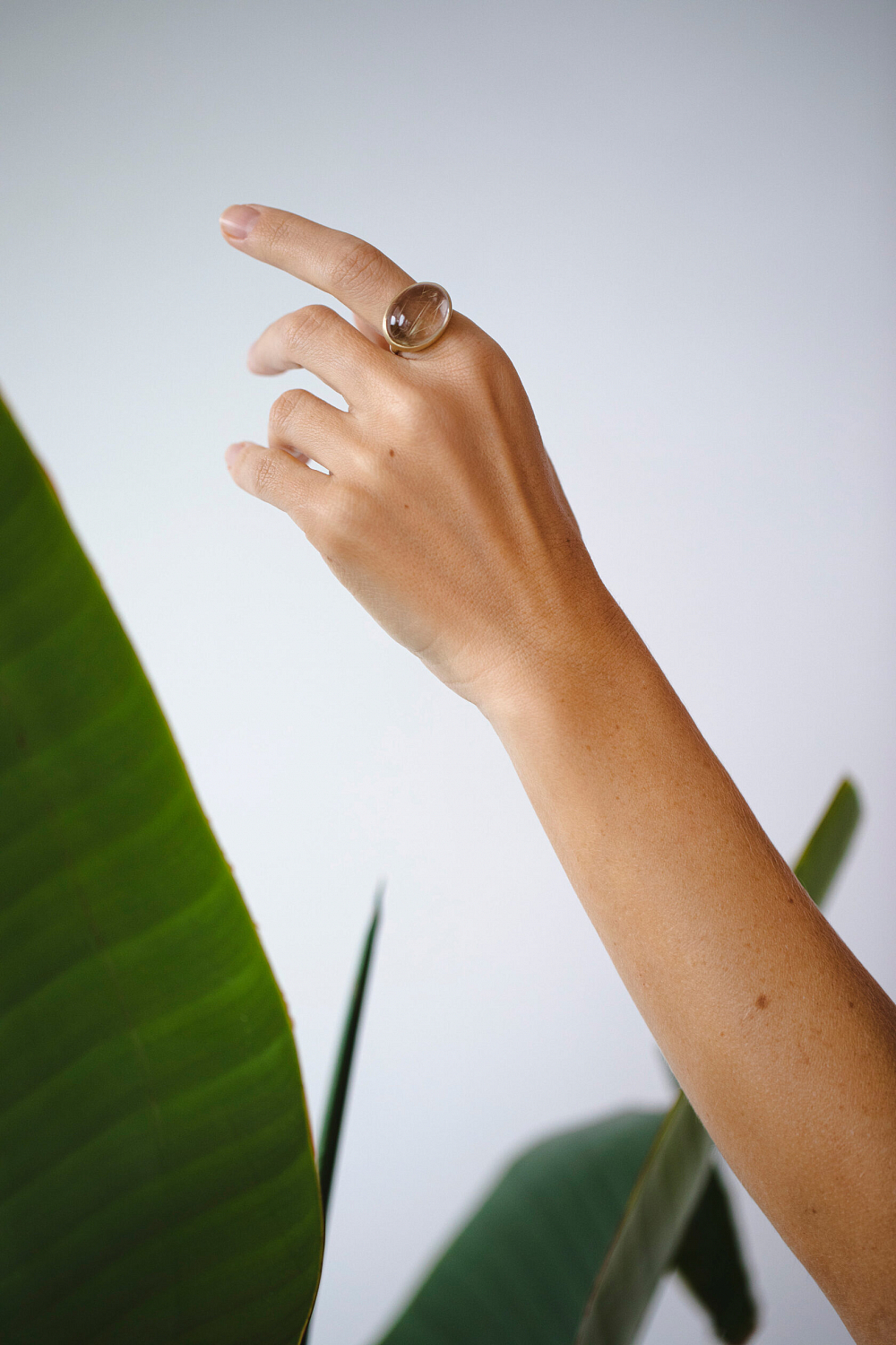 Кольцо Силы с рутиловым кварцем