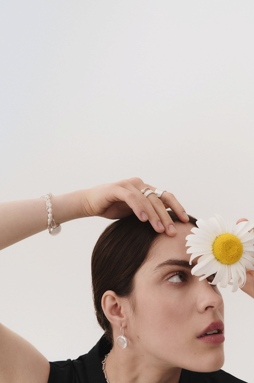 Серьги с горным хрусталем