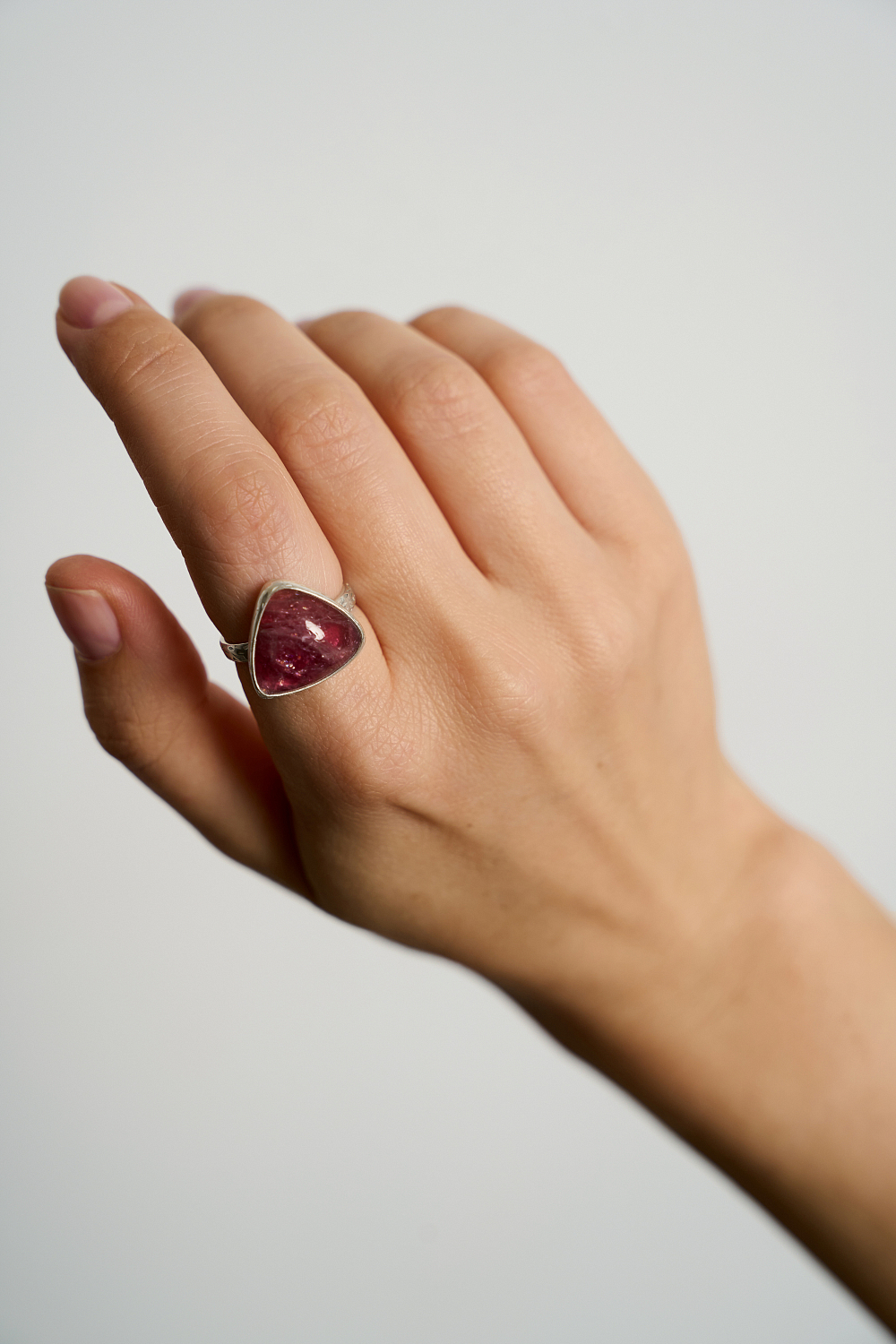 Кольцо с турмалином