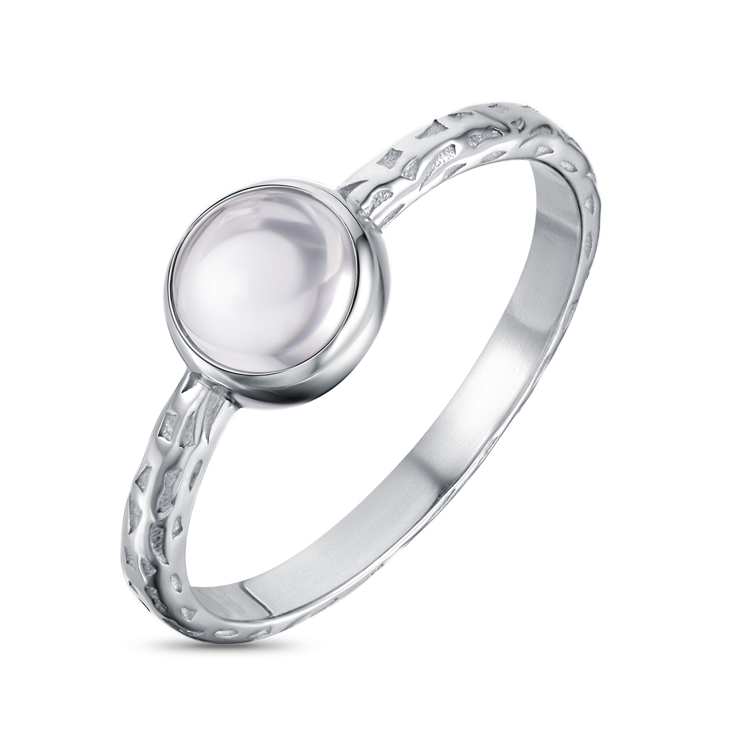 Кольцо с горным хрусталем