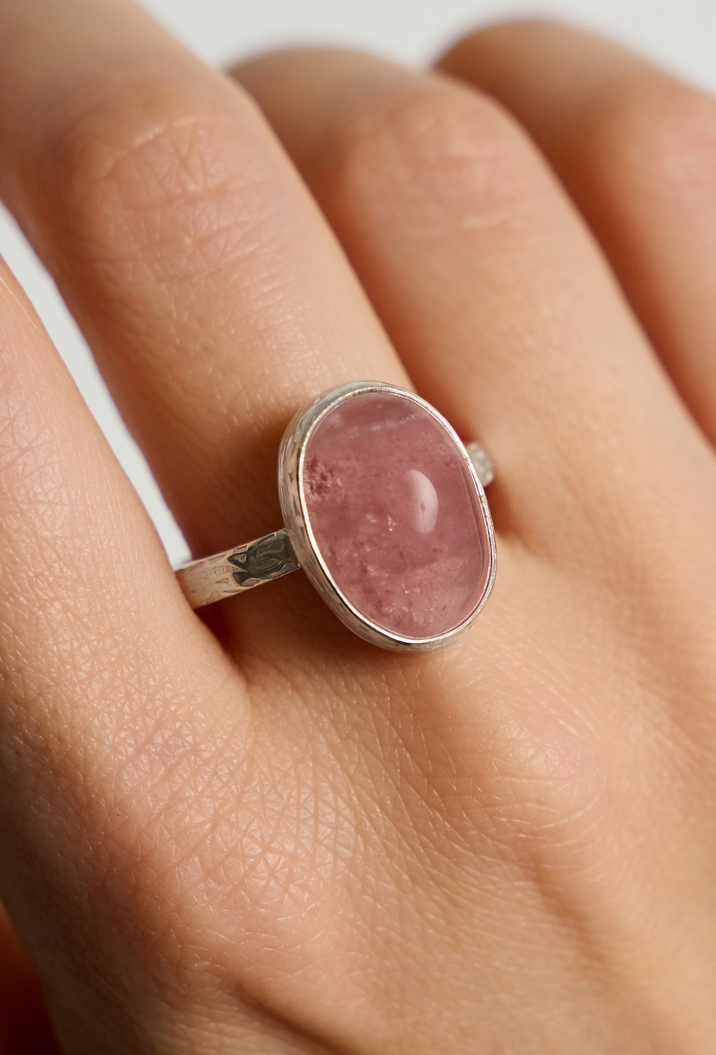 Кольцо с турмалином