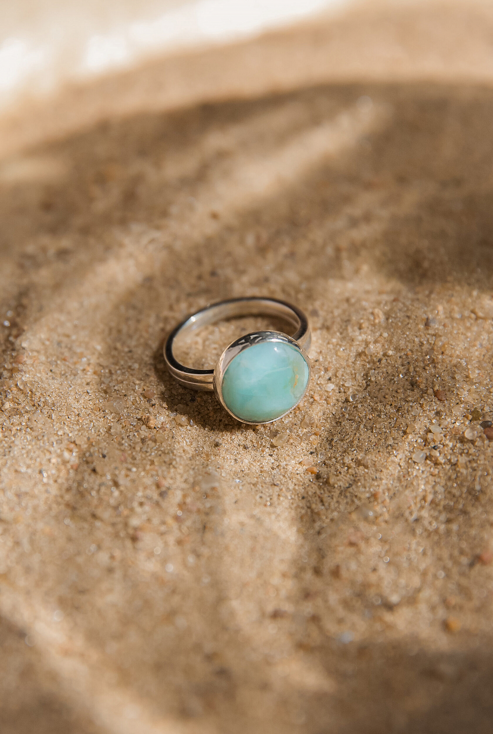 Кольцо с перуанским опалом