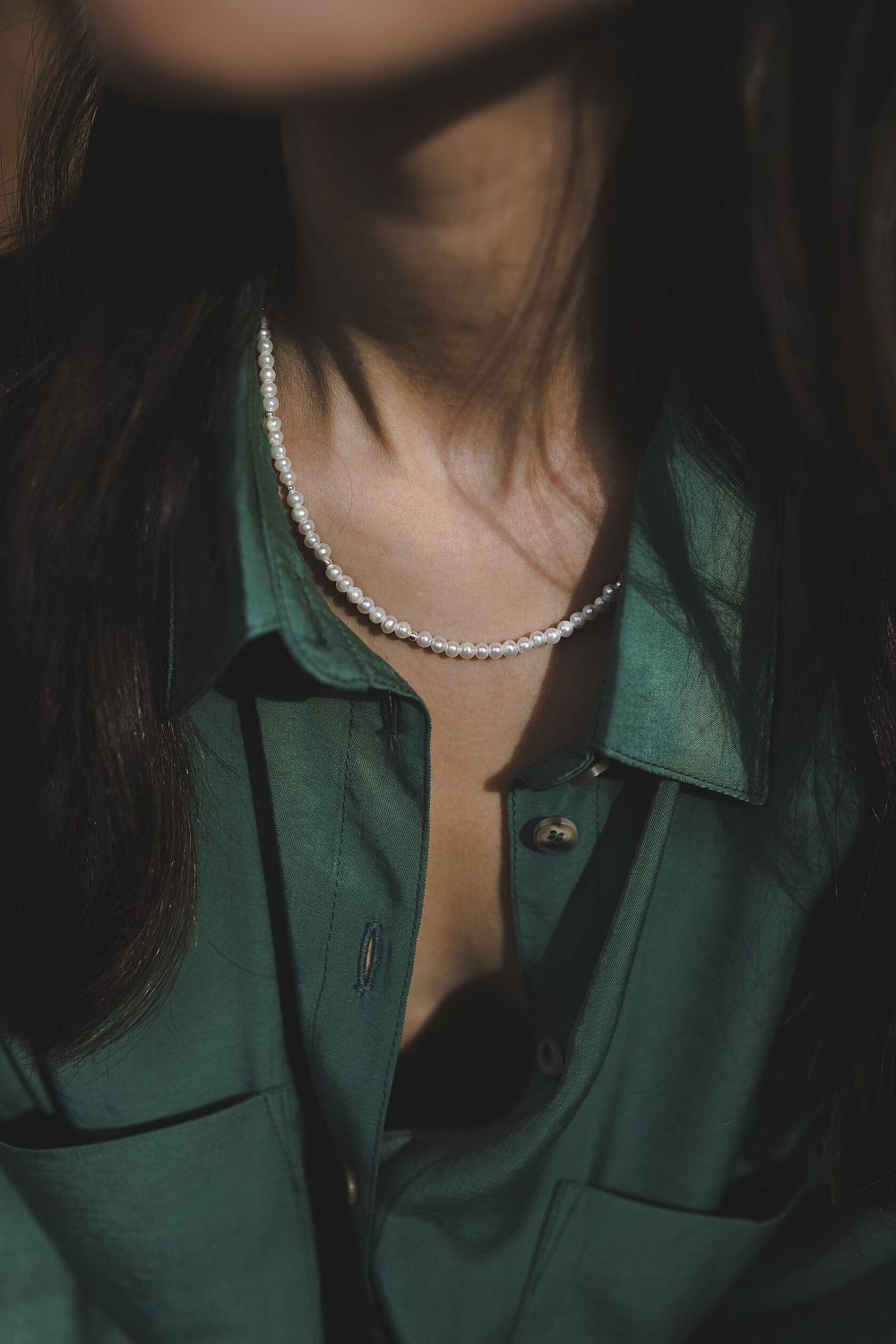 Жемчужная нить с бусинами