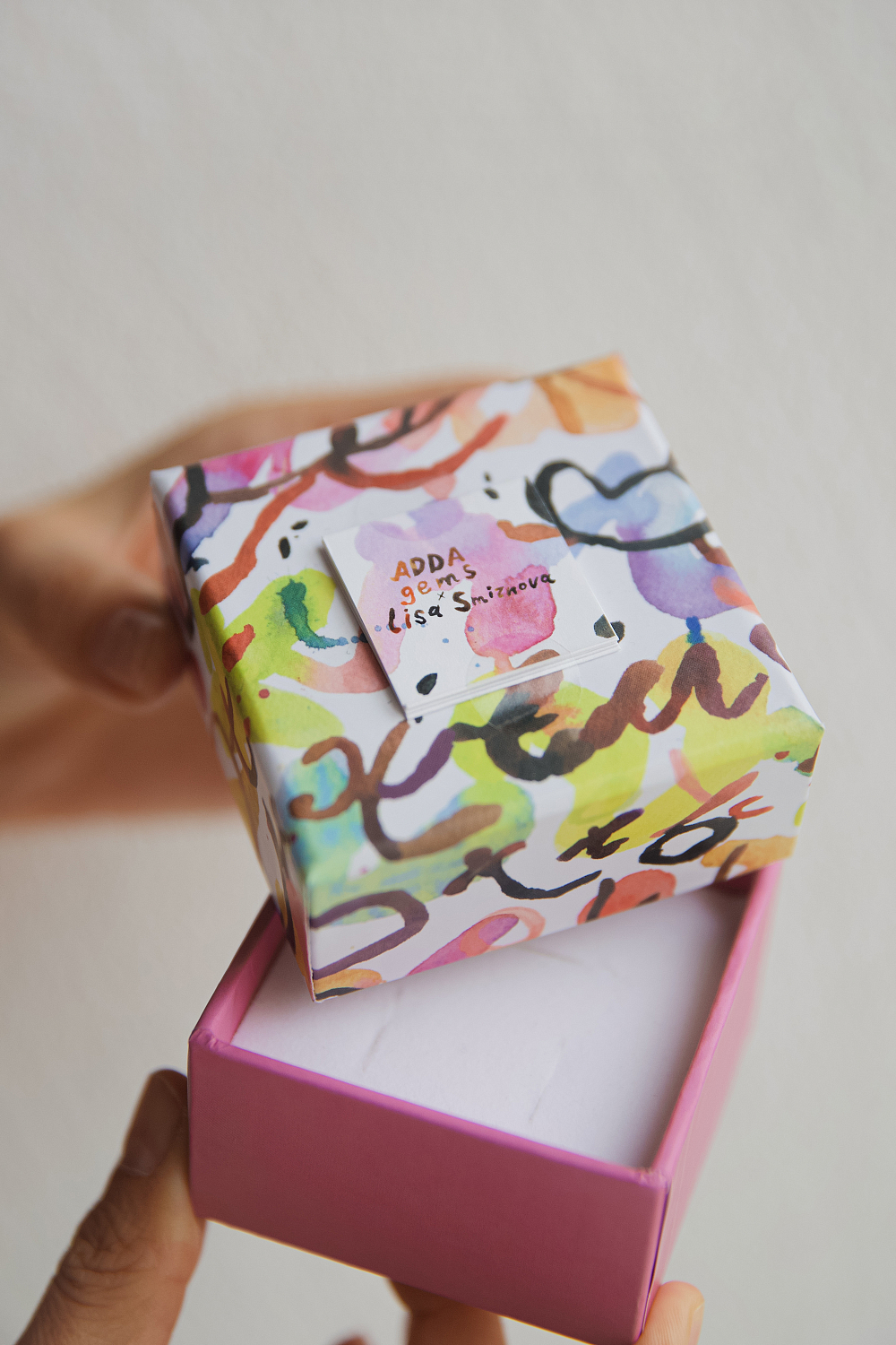 Коробка квадратная ADDA gems x Lisa Smirnova