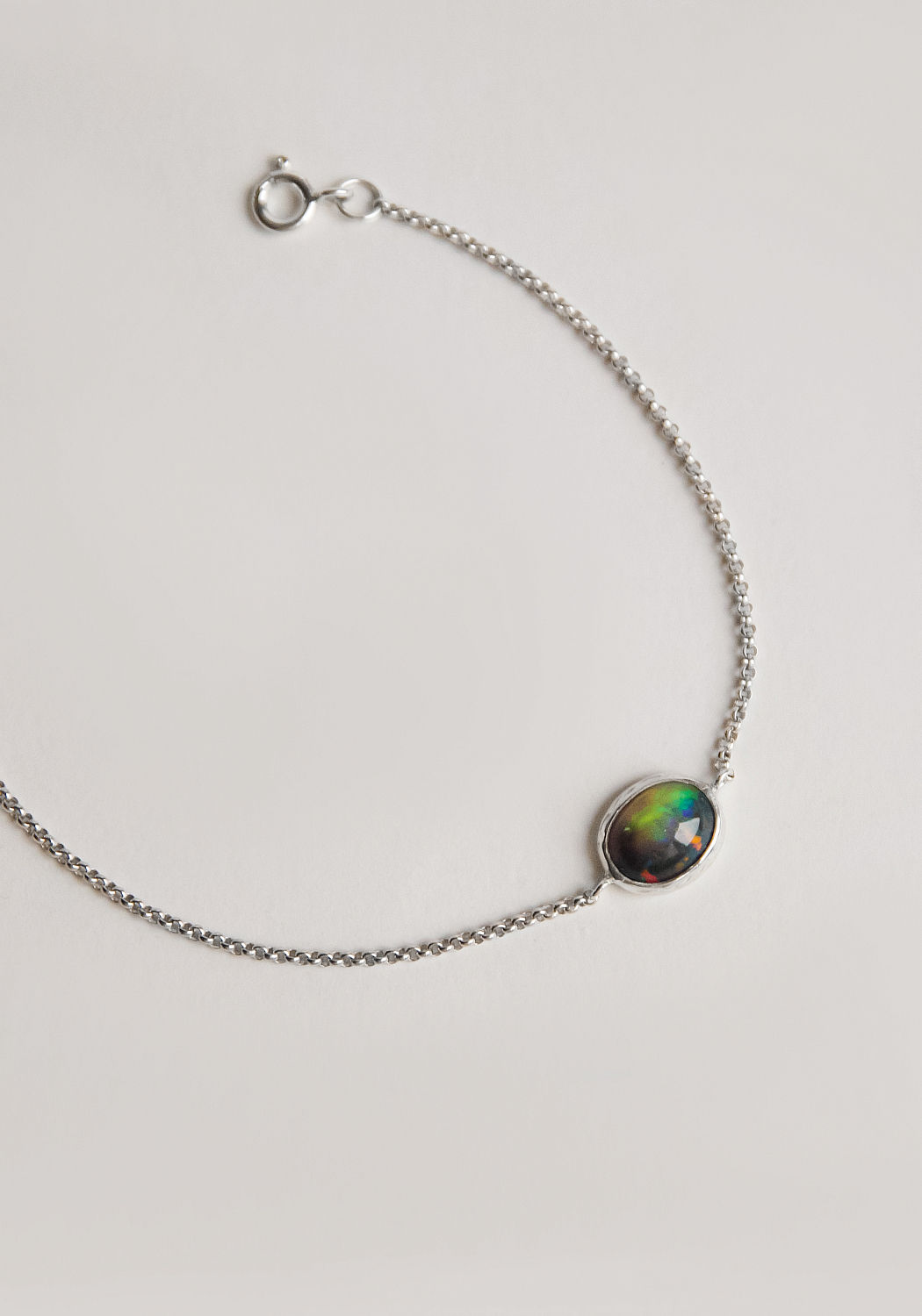 Браслет с эфиопским опалом