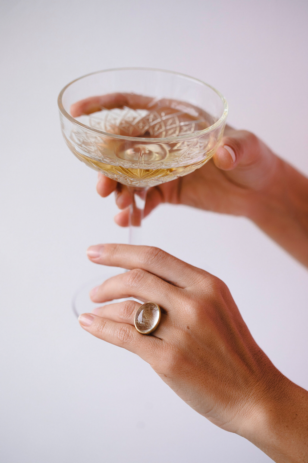 Кольцо Силы с рутиловым кварцем