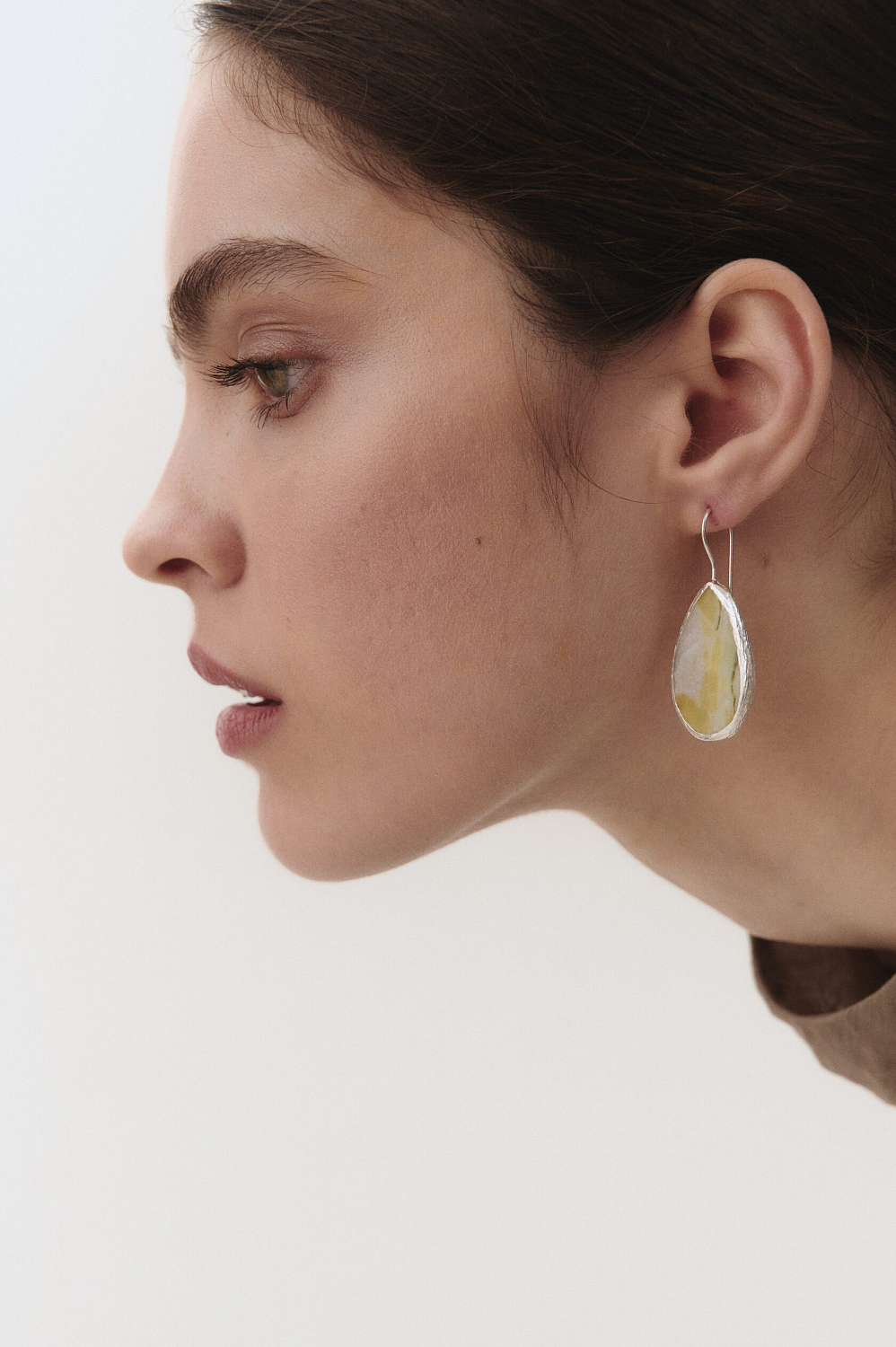 Серьги с офитом