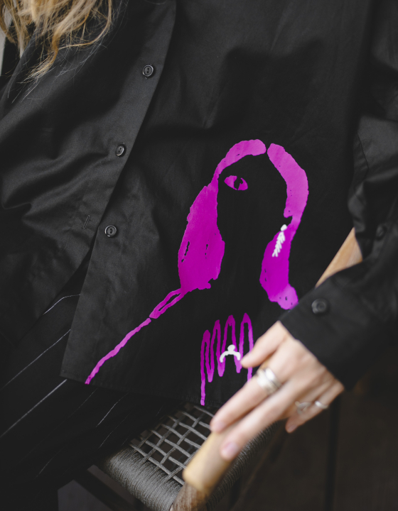 Рубашка EVE&ESTHER x LIBERMAN черная