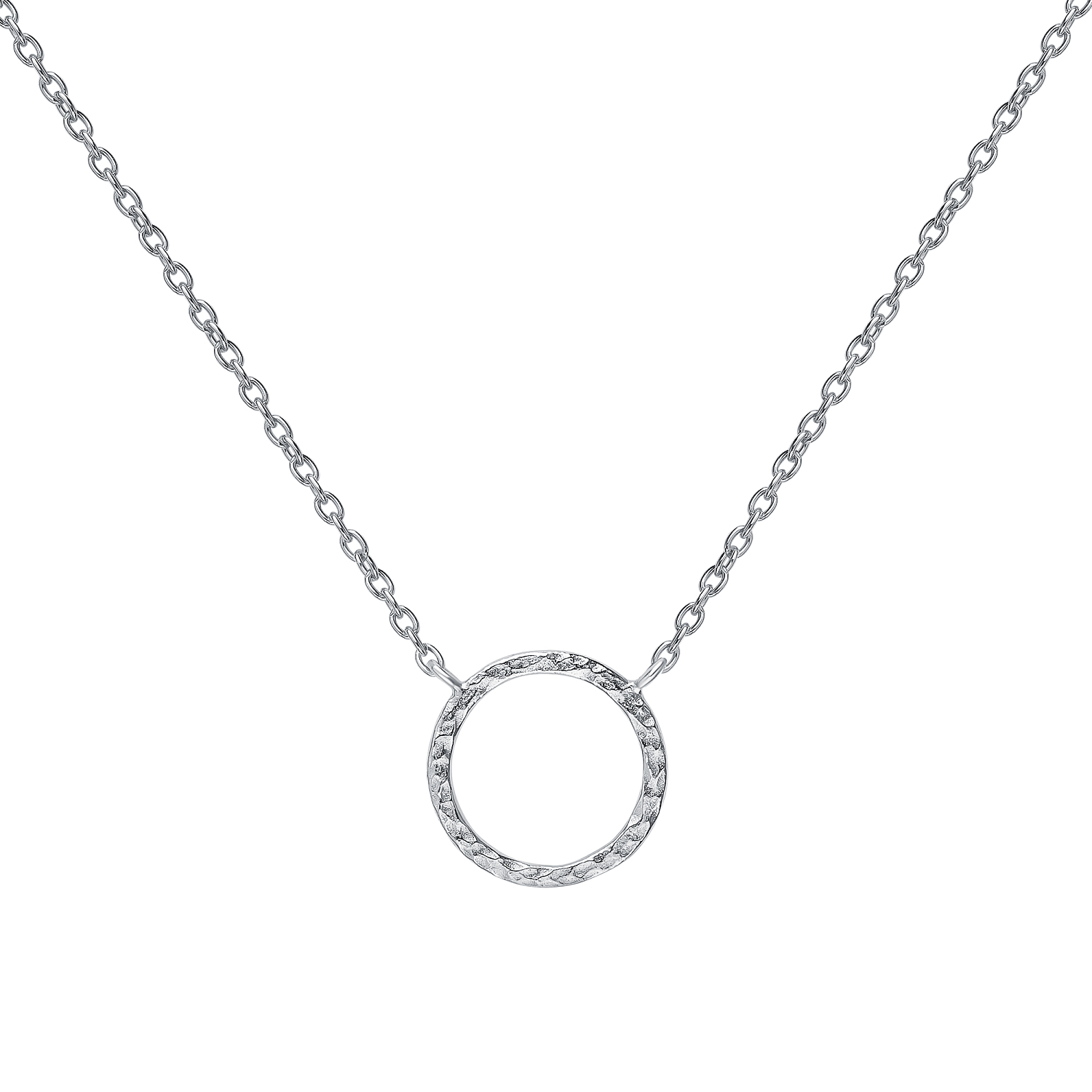 Подвеска с мятым кругом