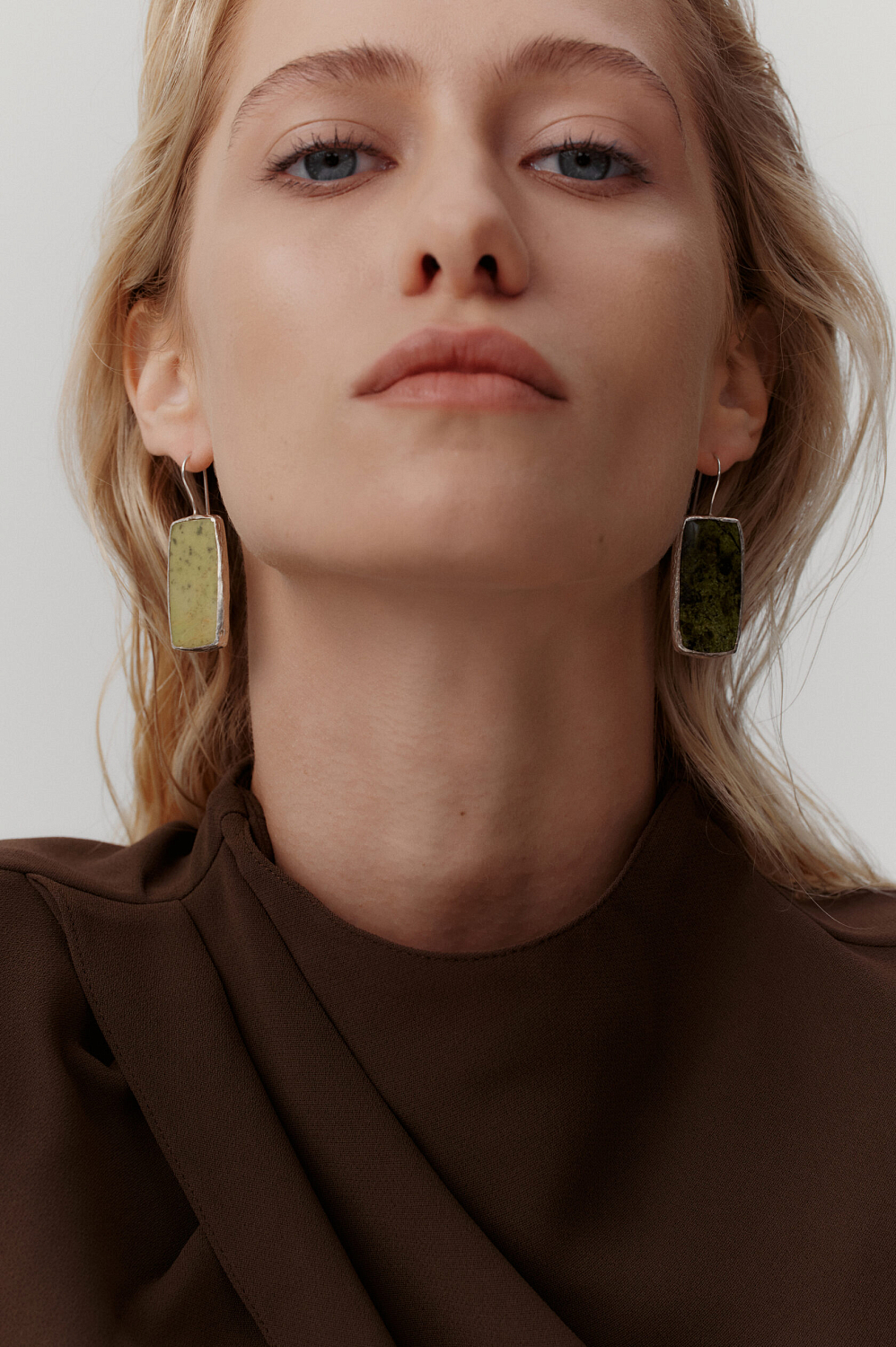 Серьги с офитом