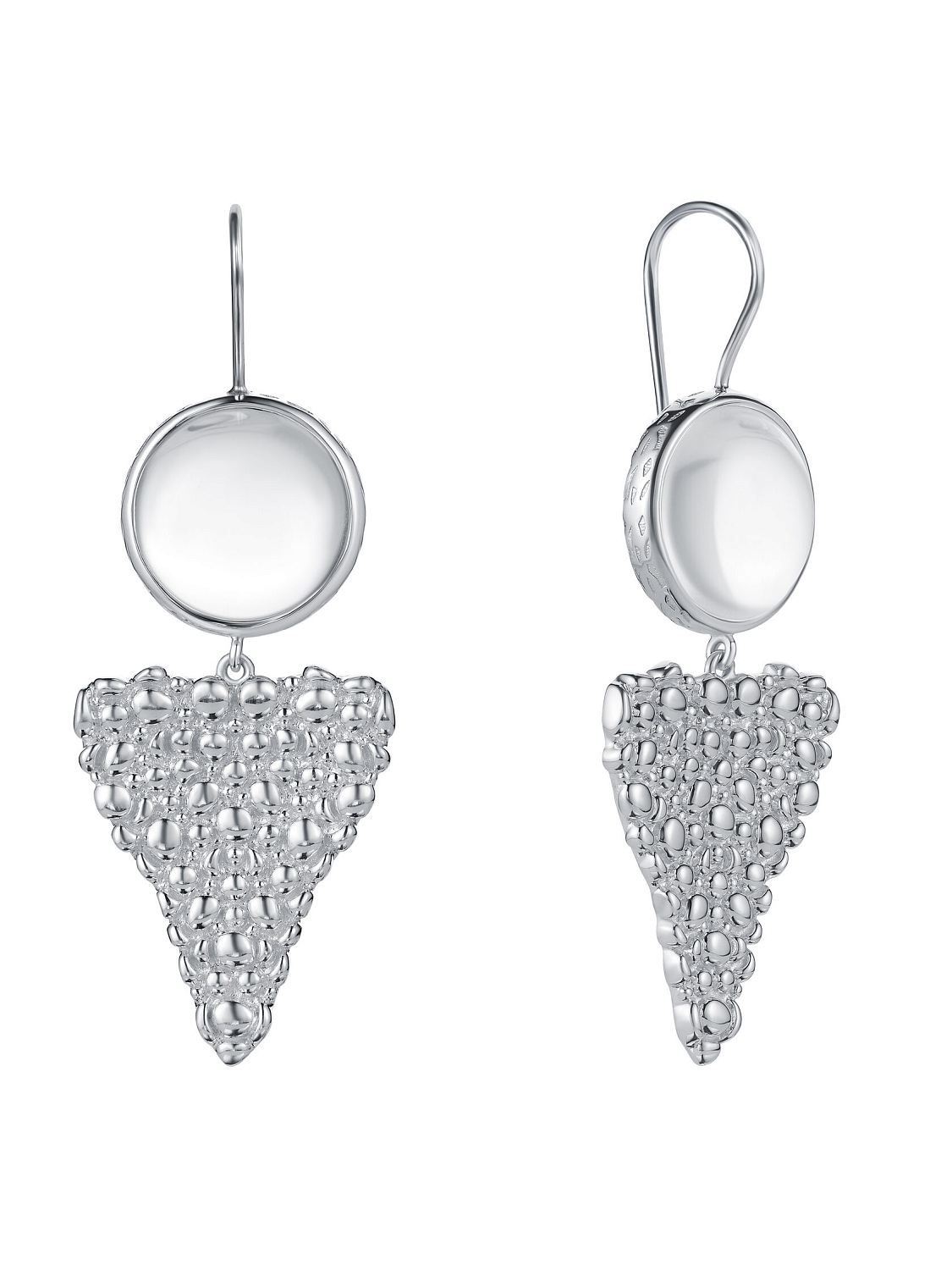 Серьги Баблс с горным хрусталем