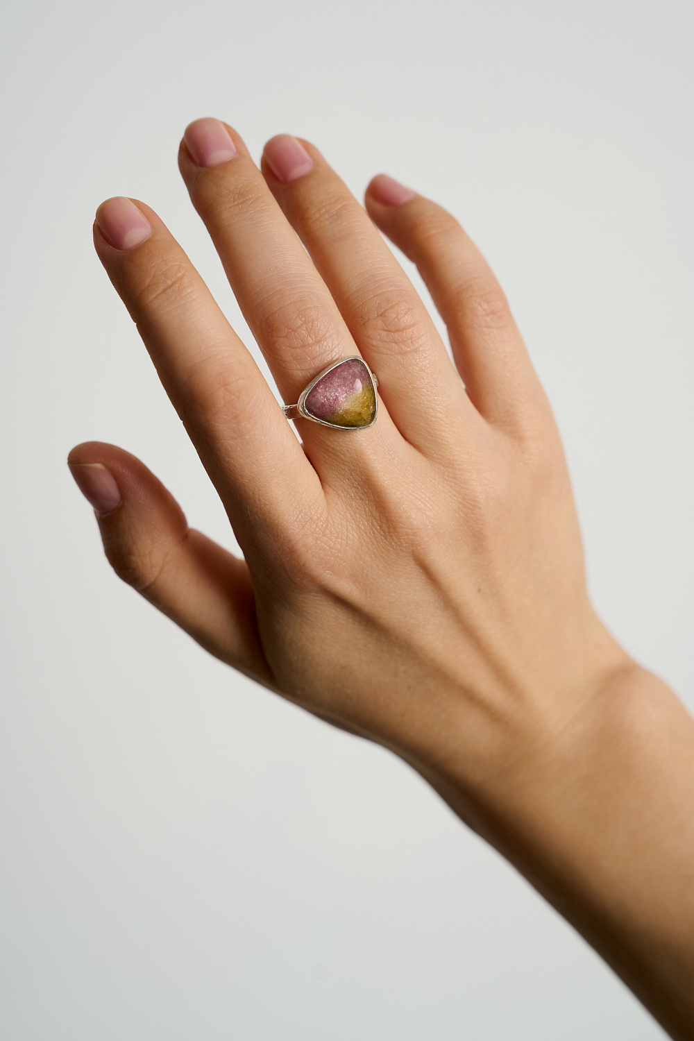 Кольцо с турмалином