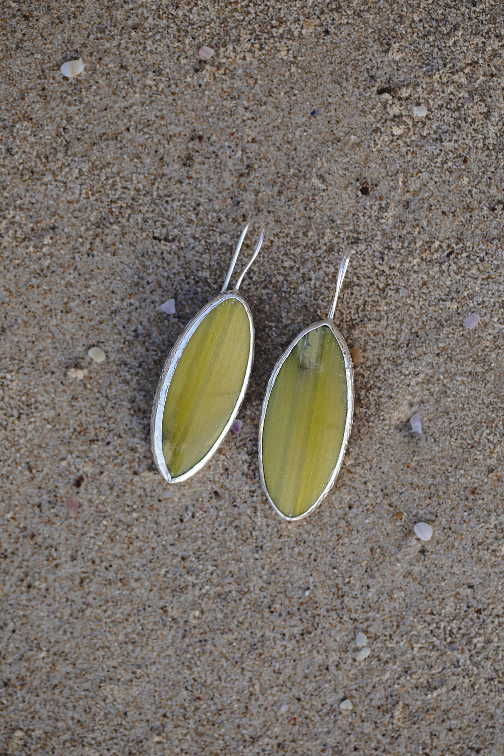 Серьги с офитом