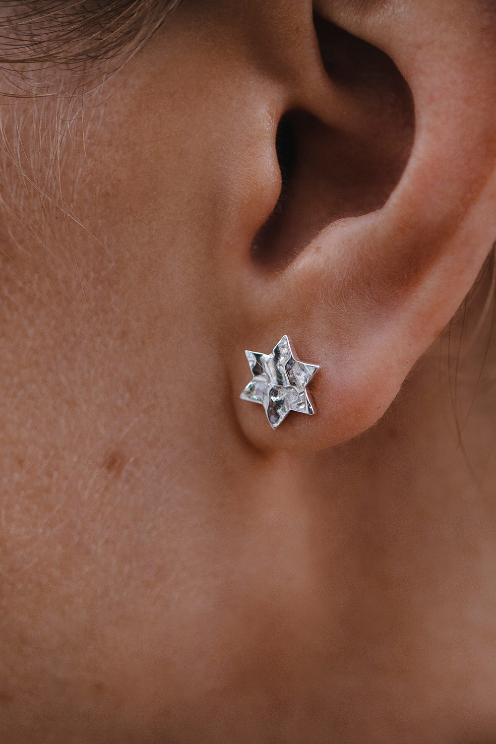 Пусеты Звезда Давида