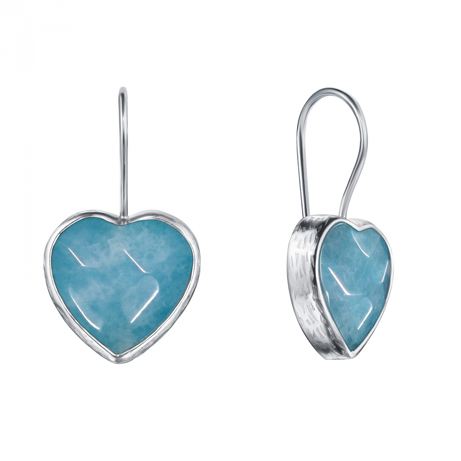 Серьги Сердце Океана