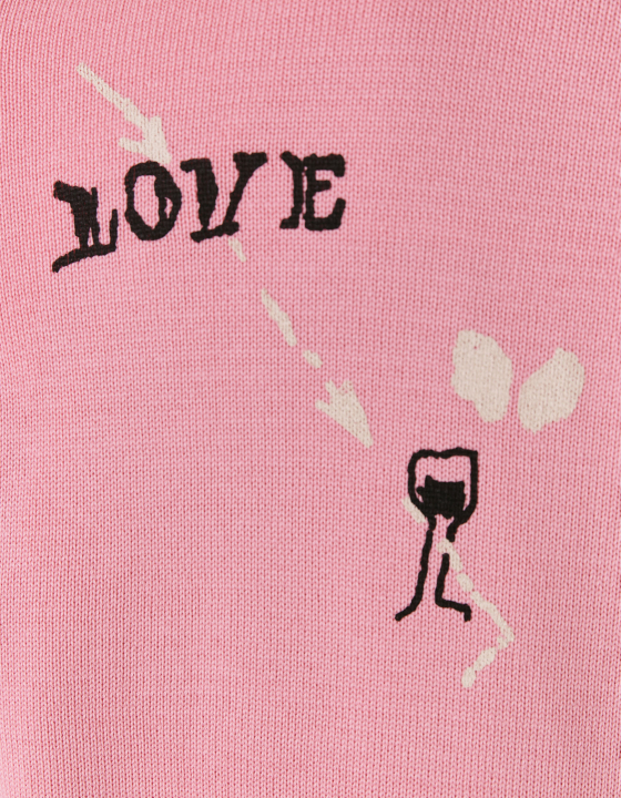 Джемпер EVE&ESTHER x LIBERMAN розовый