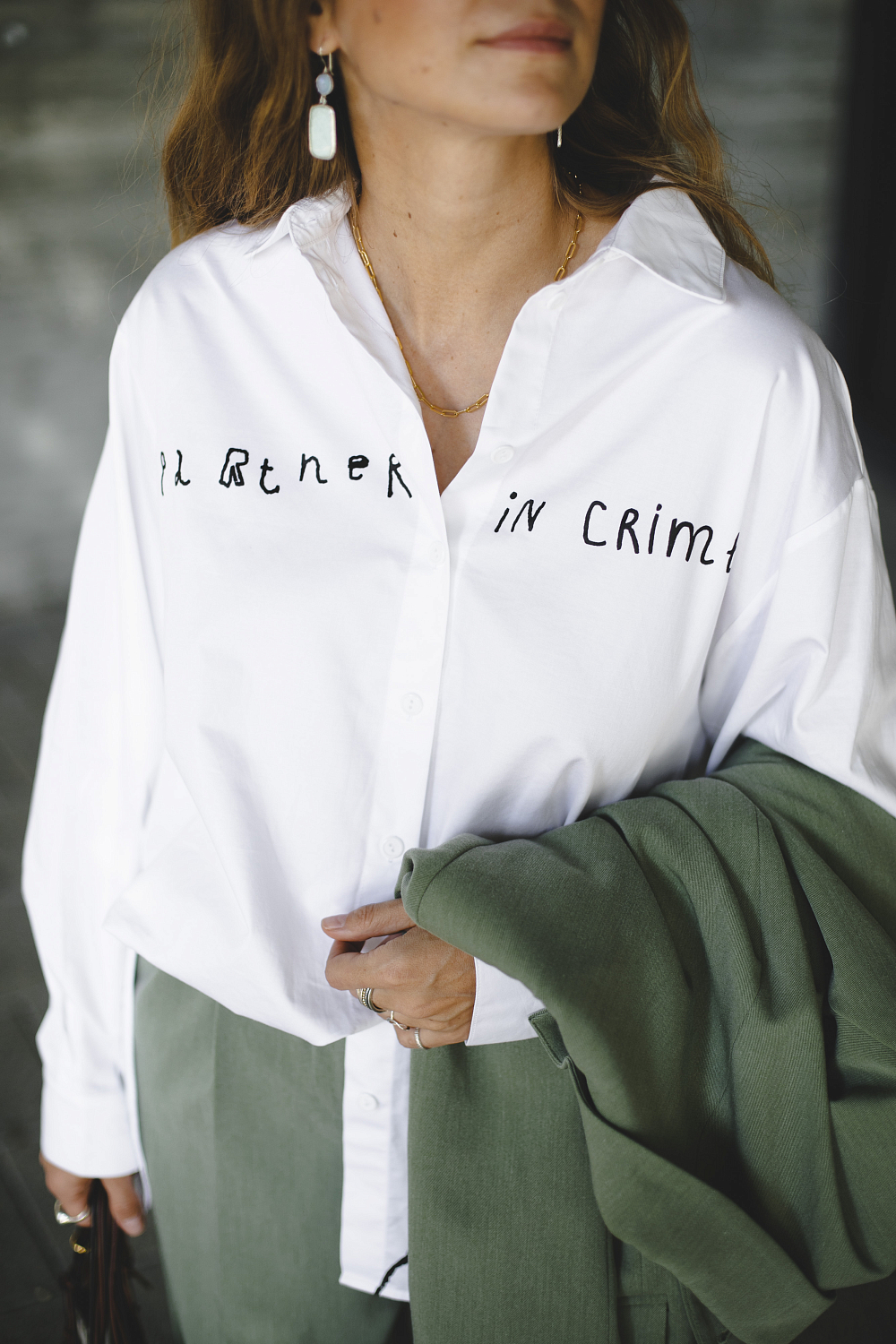 Рубашка EVE&ESTHER x LIBERMAN белая