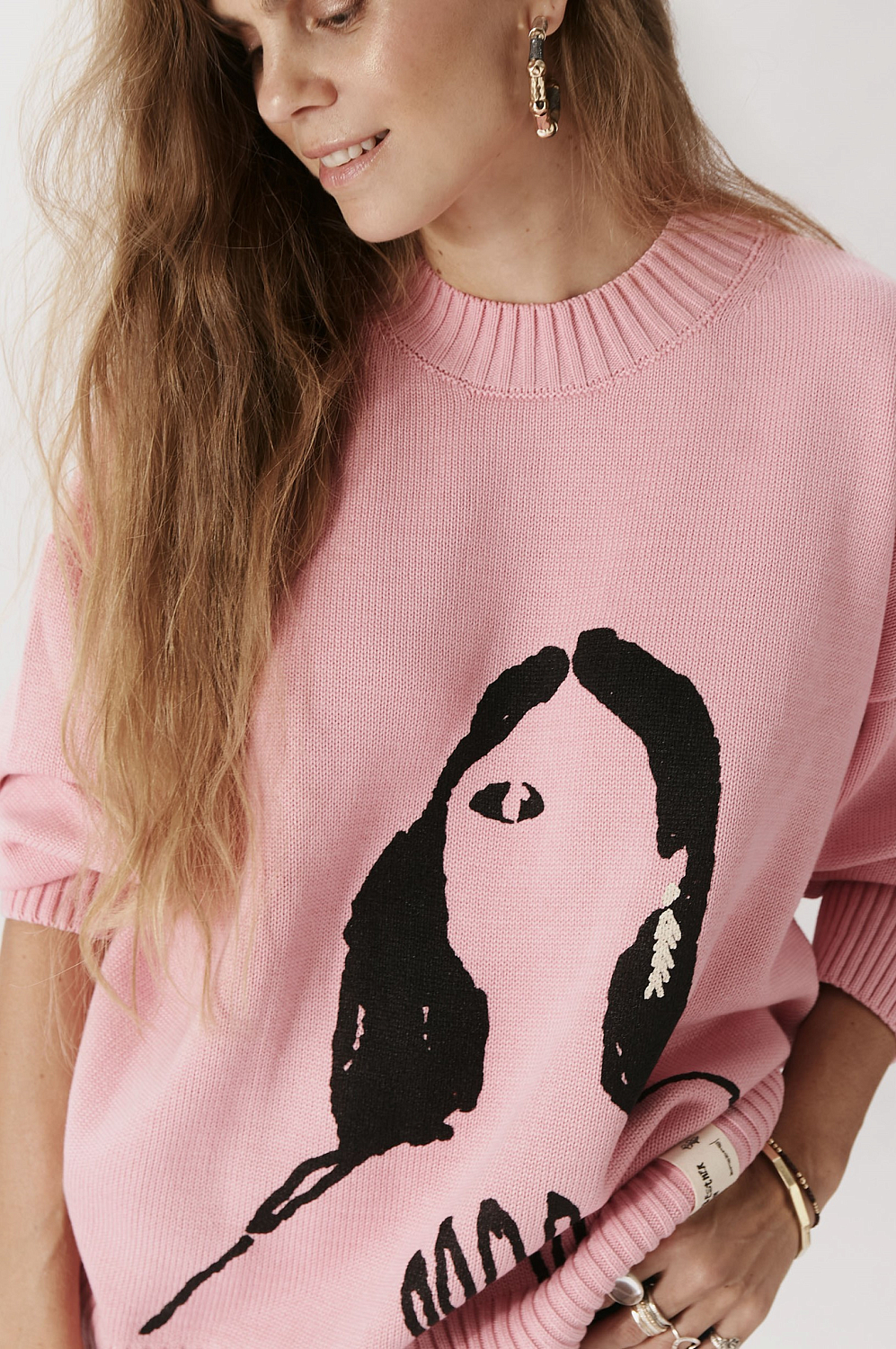 Джемпер EVE&ESTHER x LIBERMAN розовый