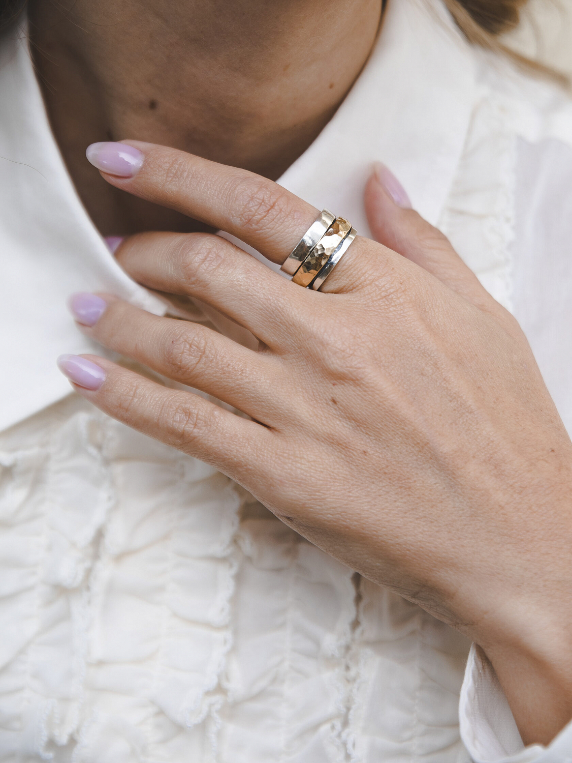 Кольцо-спинер минимализм