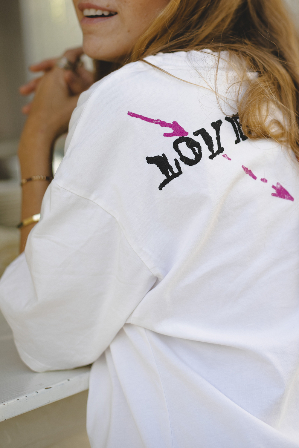 Футболка EVE&ESTHER x LIBERMAN белая