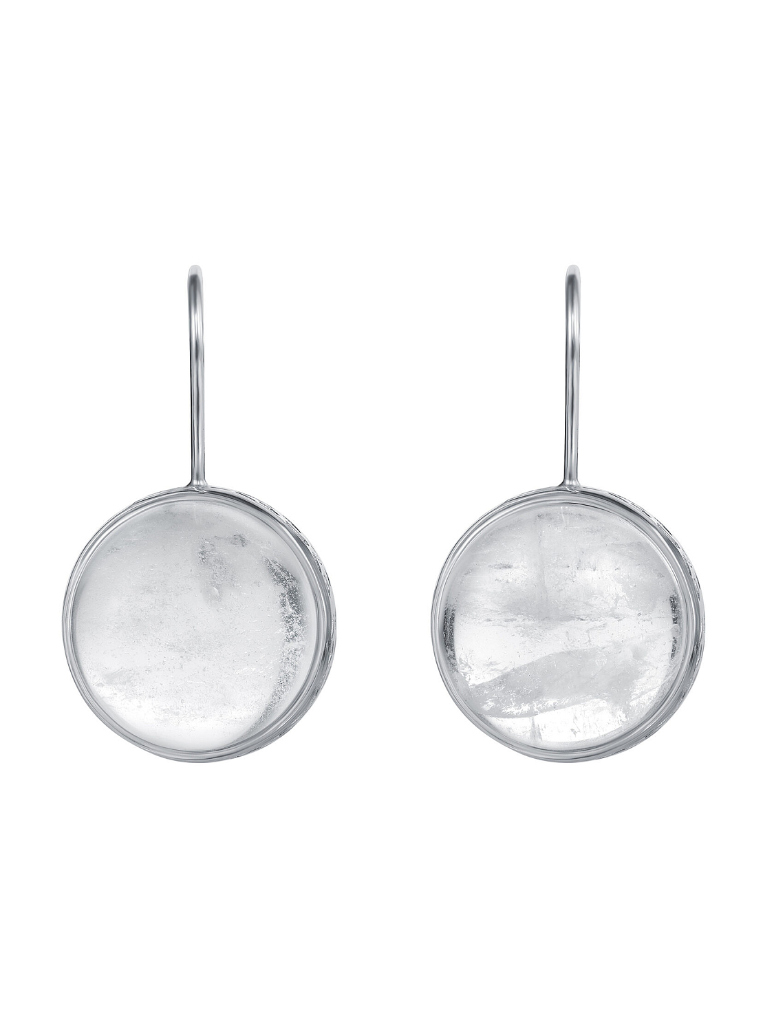 Серьги с горным хрусталем